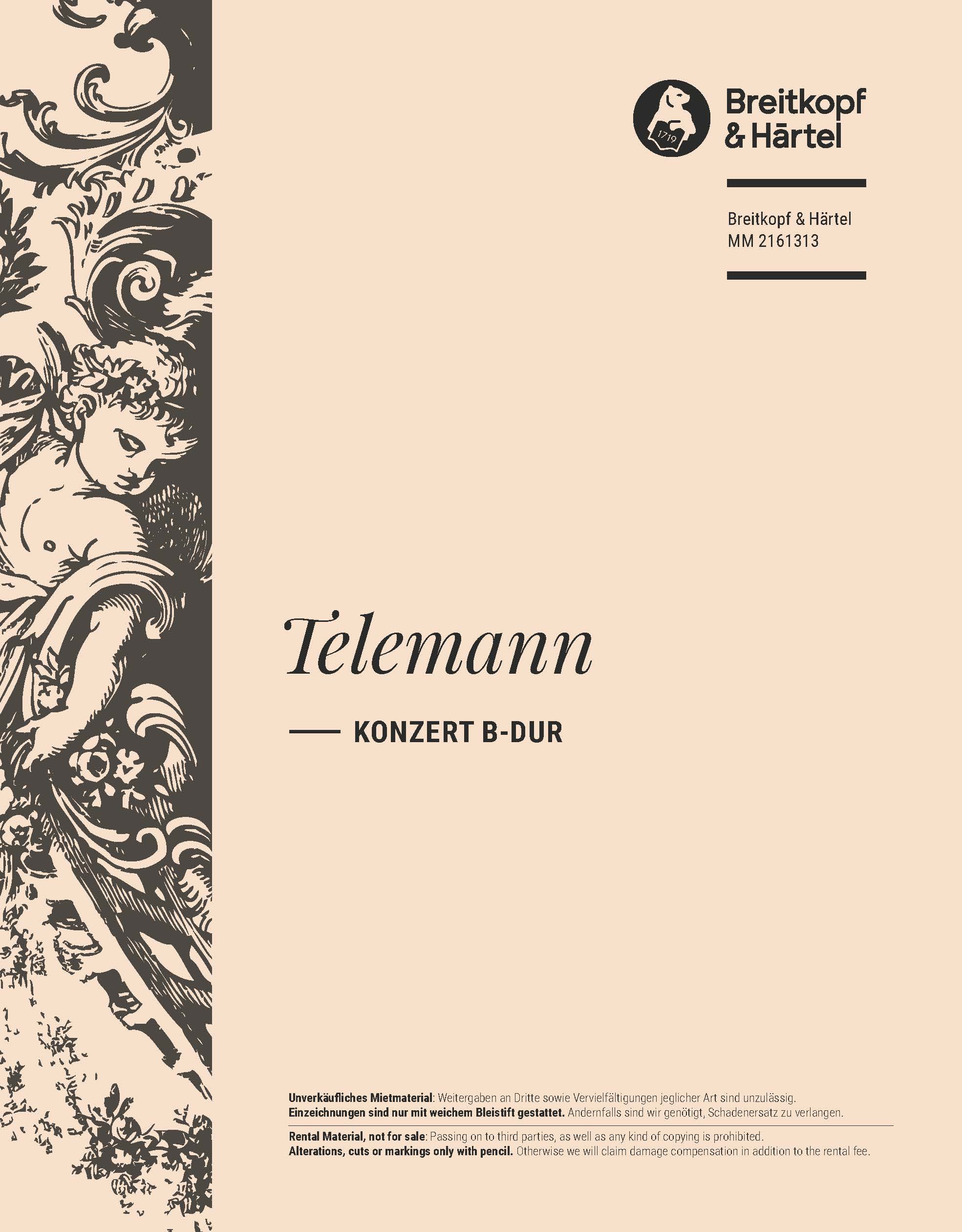 Georg Philipp Telemann - Konzert B-dur - Cover