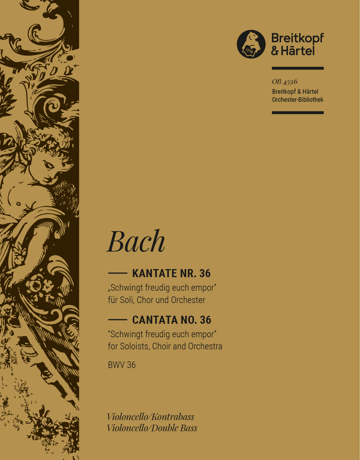 OB 4536-26 - Kantate BWV 36 „Schwingt freudig euch empor“ - Cover