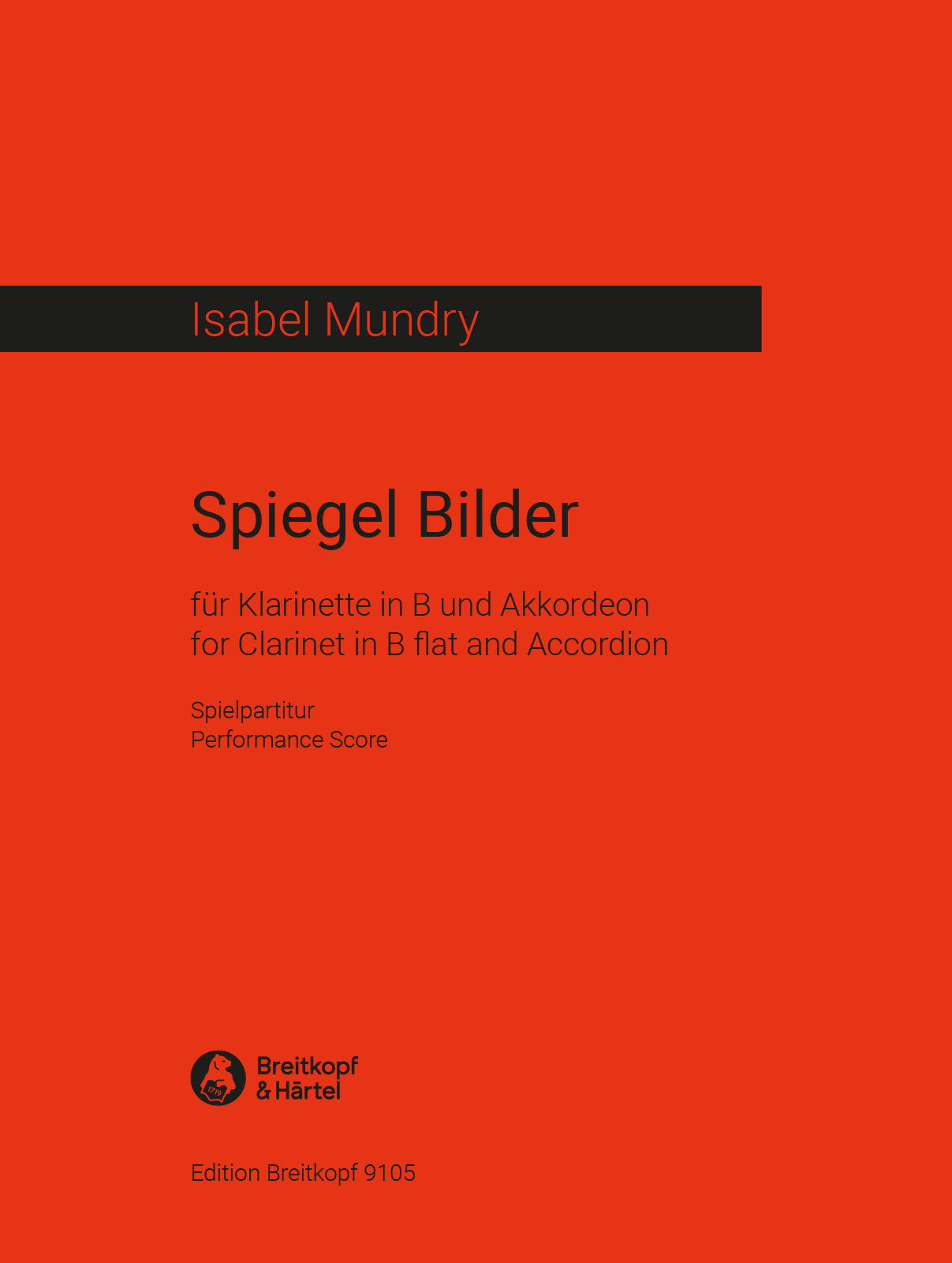 Isabel Mundry - Spiegel Bilder - Cover