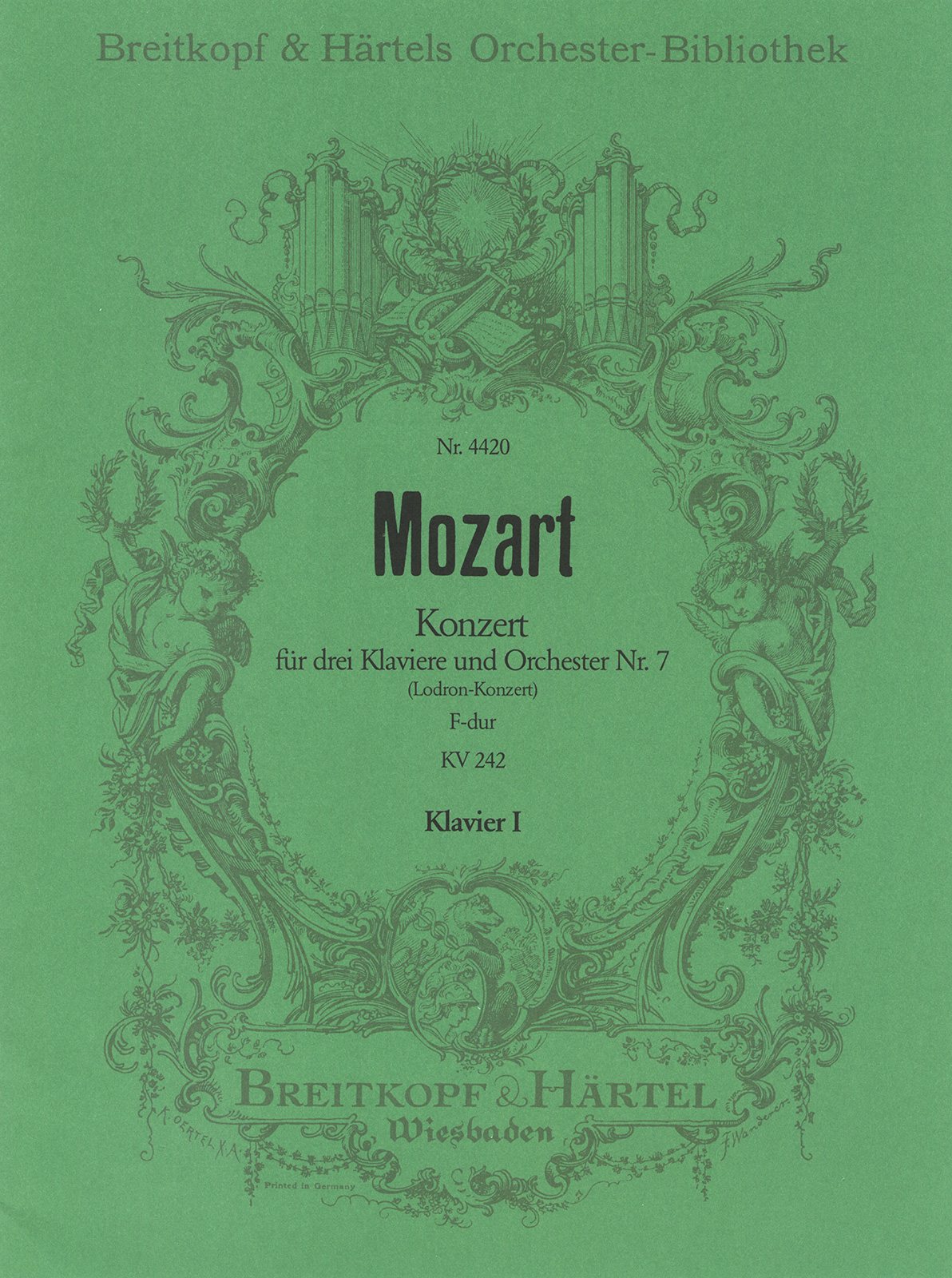 Wolfgang Amadeus Mozart - Piano Concerto [No. 7] in F major K. 242 - Cover