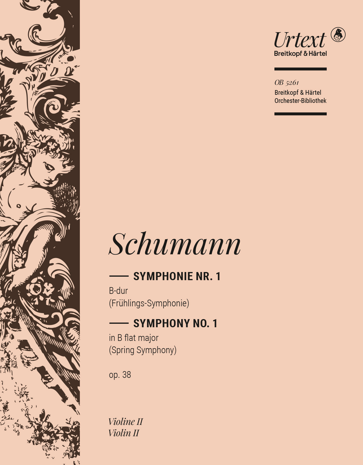 OB 5261-16 - Symphonie Nr. 1 B-dur op. 38 - Cover