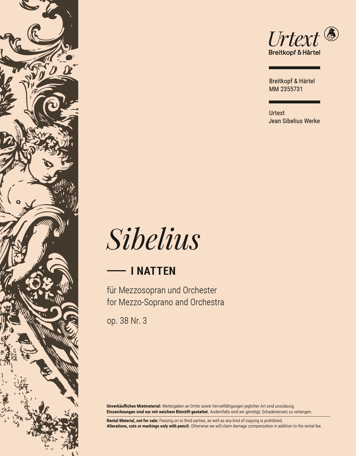 Jean Sibelius - I natten op. 38/3 - Cover