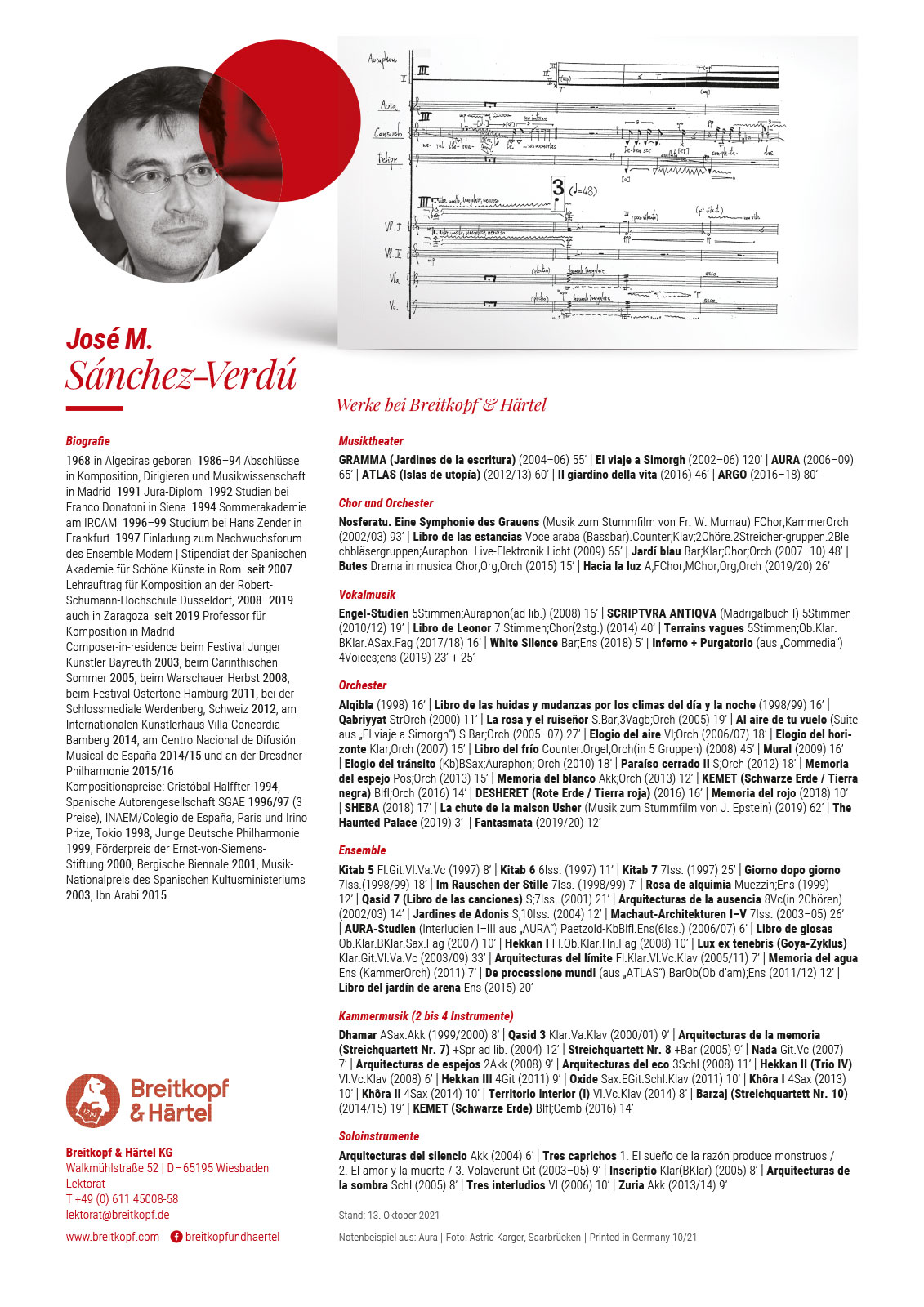 B+H 236 - José M. Sánchez-Verdú - Cover