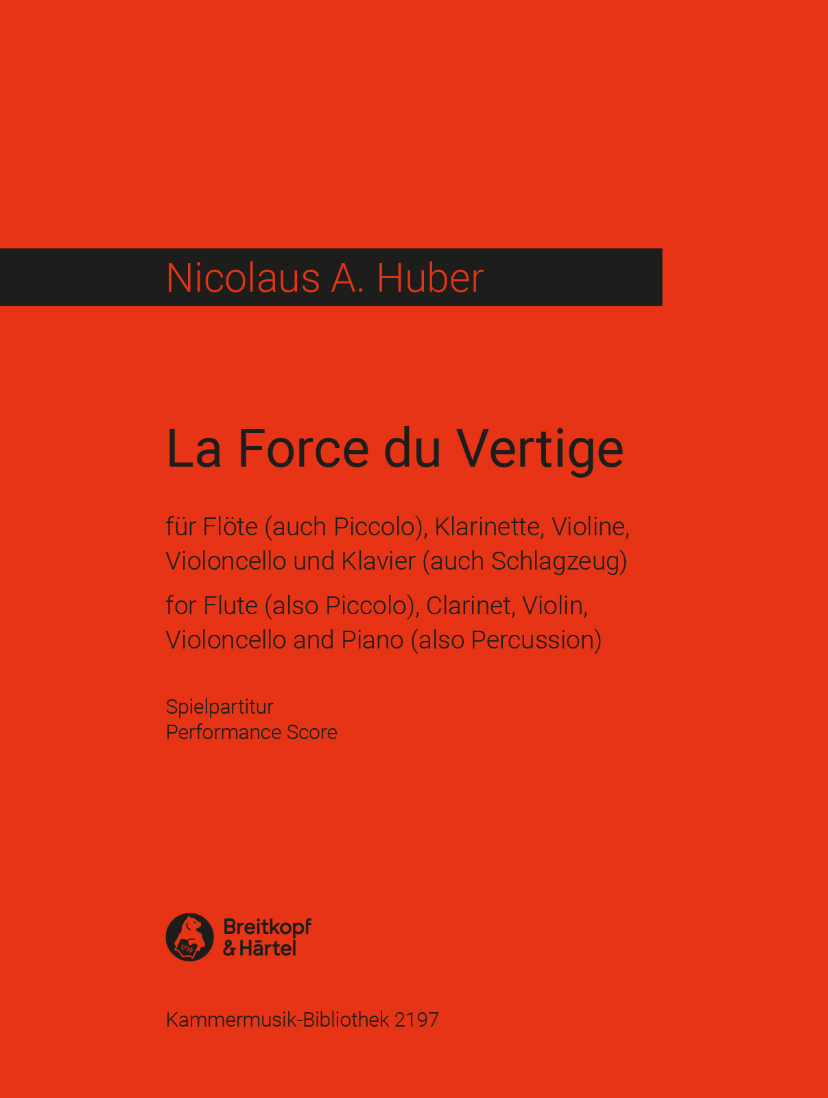 KM 2197D - La Force du Vertige - Cover