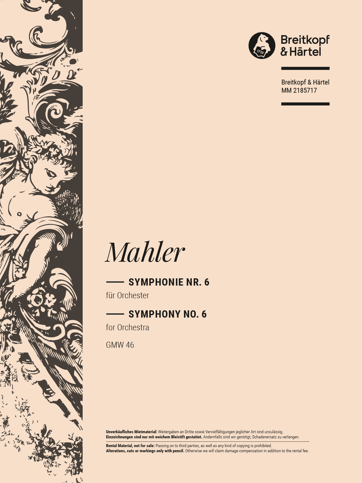 MM 2185717 - Symphony No. 6 GMW 46 - Cover