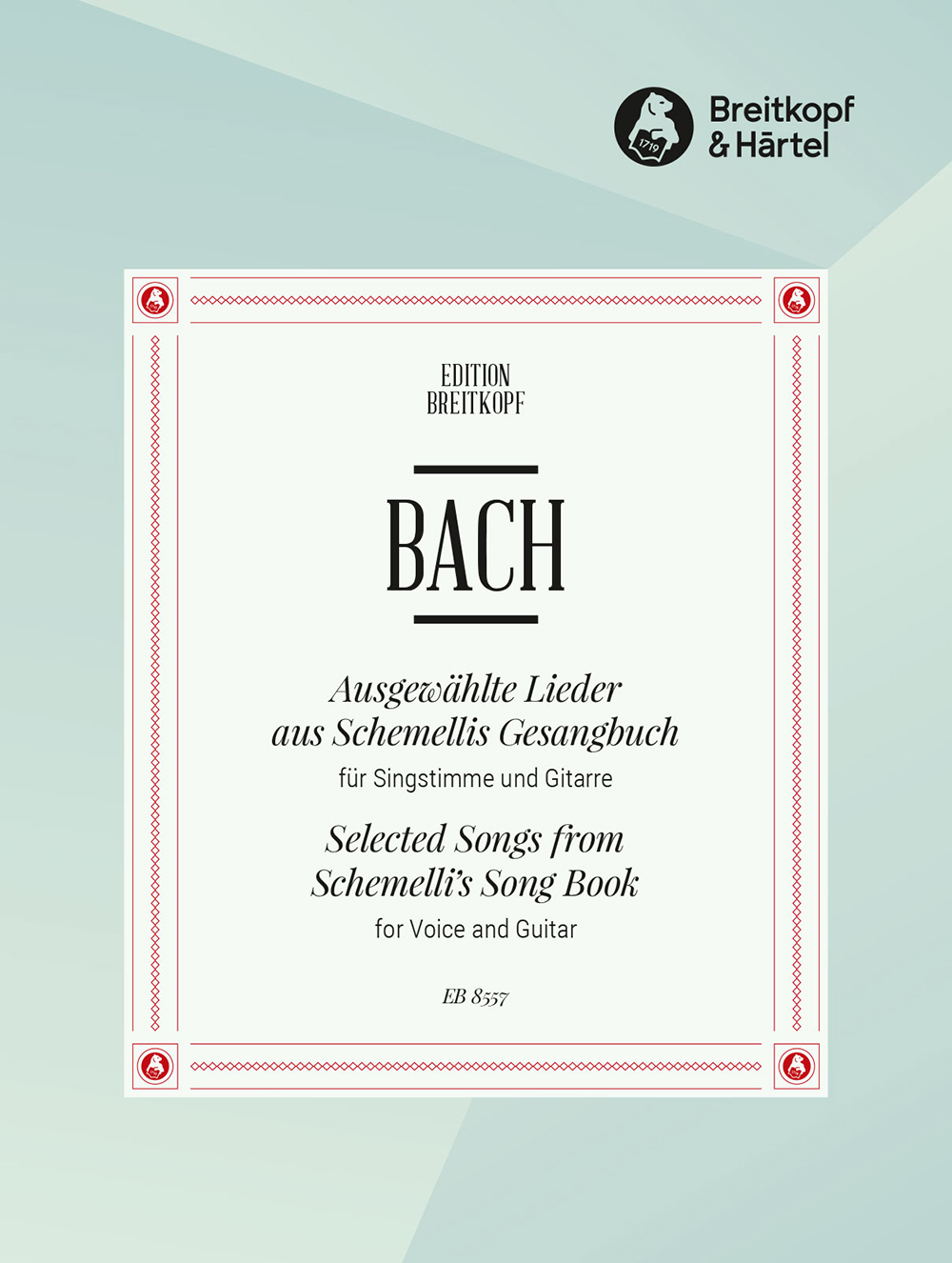 Johann Sebastian Bach - Ausgewählte Lieder aus Schemellis Gesangbuch - Cover