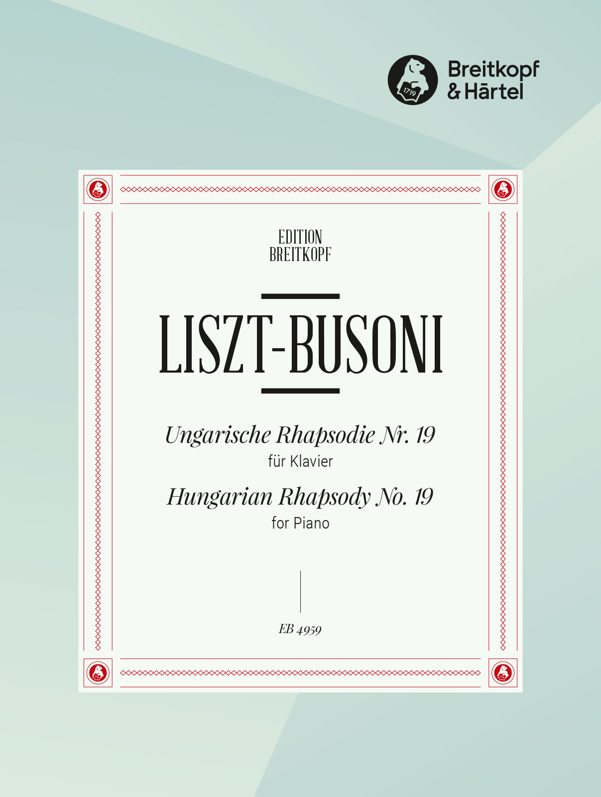 Franz Liszt - Hungarian Rhapsodies - Cover