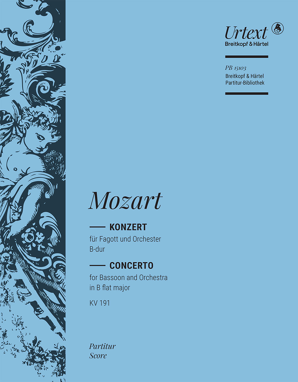Wolfgang Amadeus Mozart - Bassoon Concerto in B flat major K. 191 (186e) - Cover