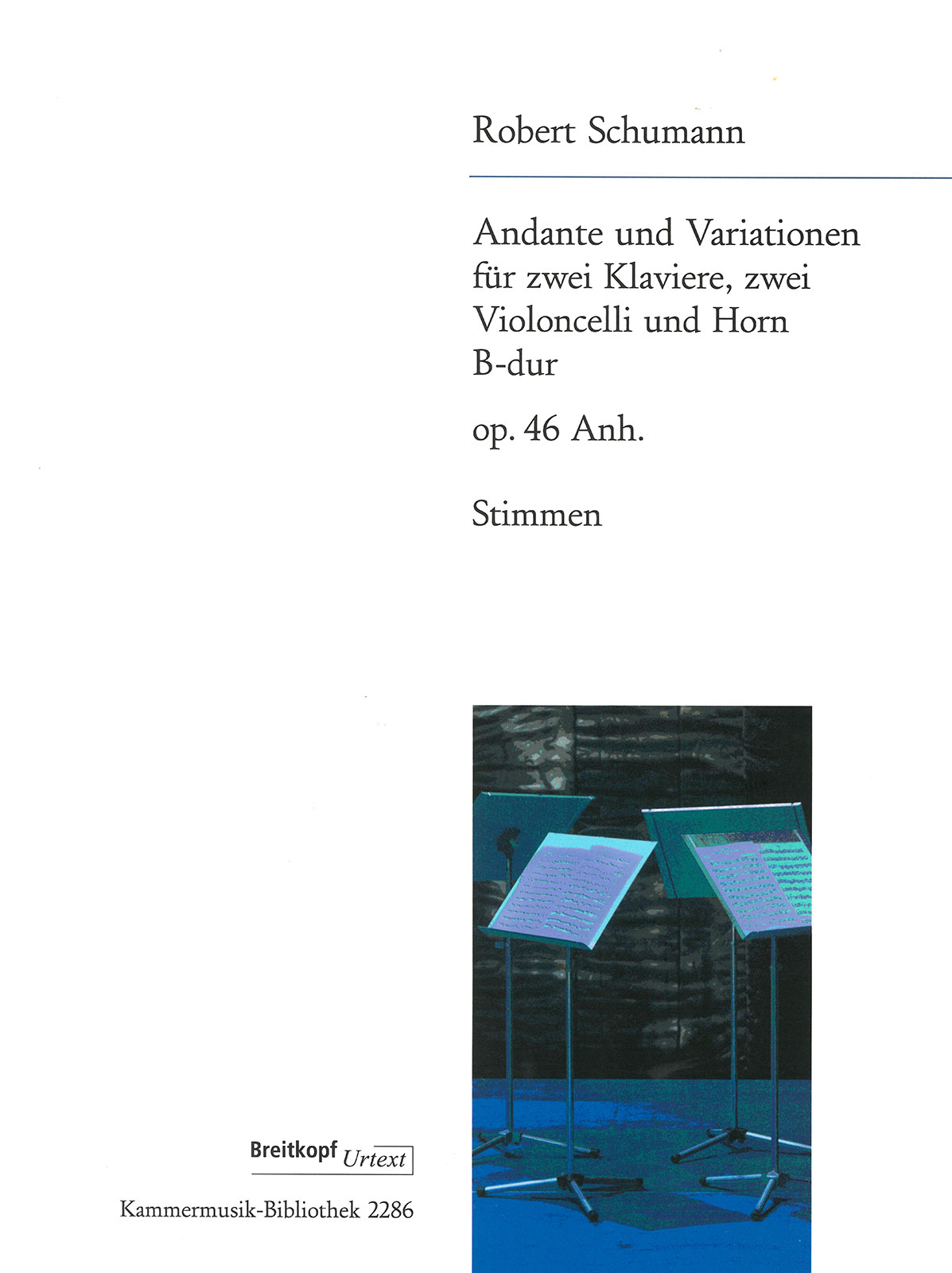 KM 2286 - Andante and Variations Op. 46 Anh. - Cover