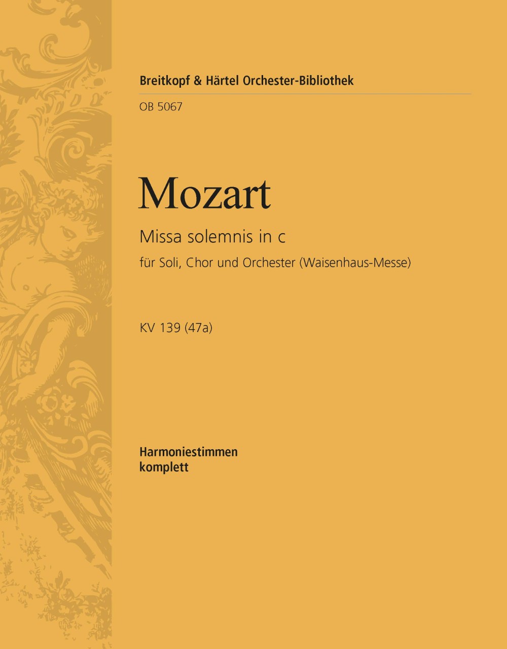 OB 5067-30 - Missa solemnis in c K. 139 (47a) - Cover