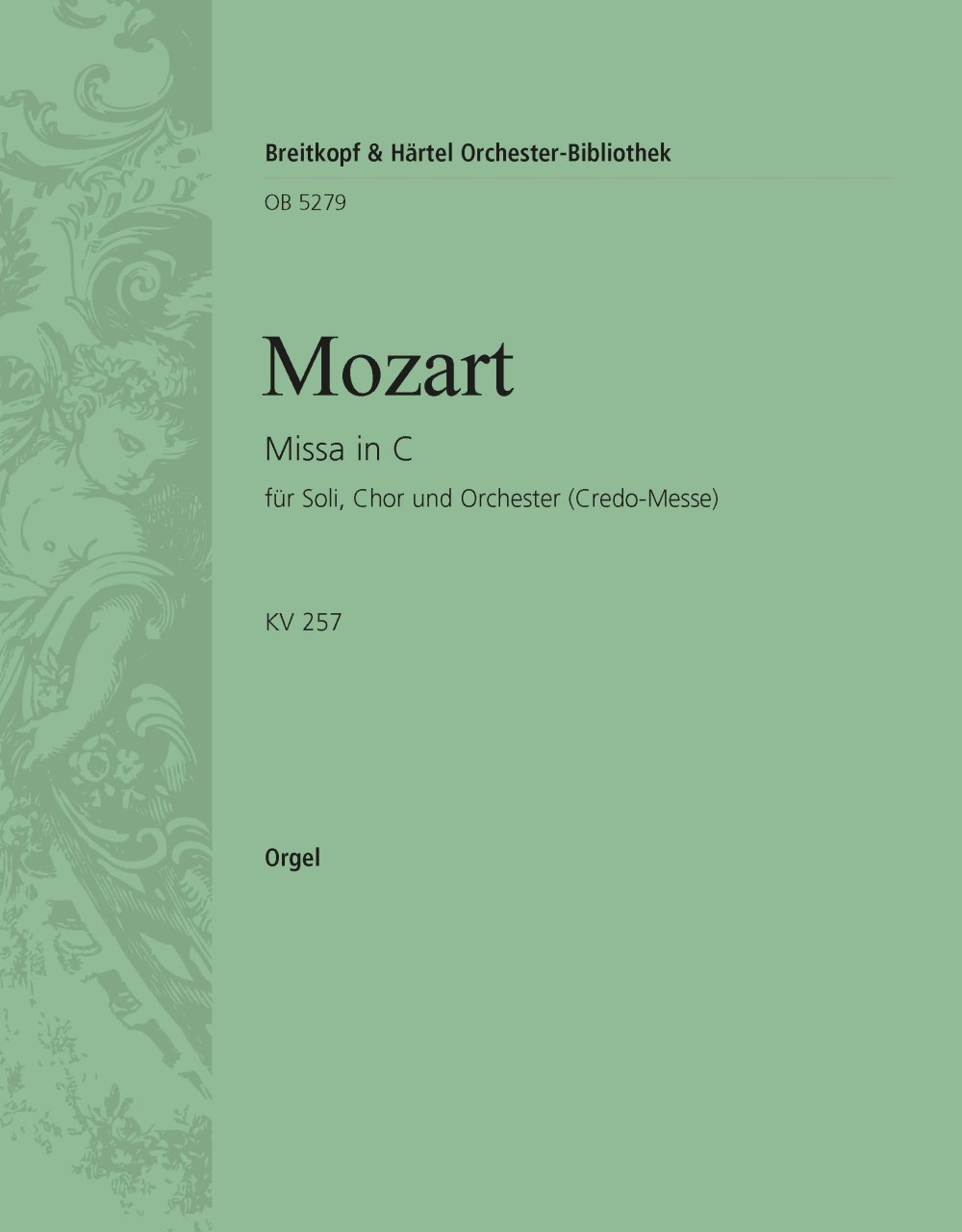 OB 5279-11 - Missa in C KV 257 - Cover