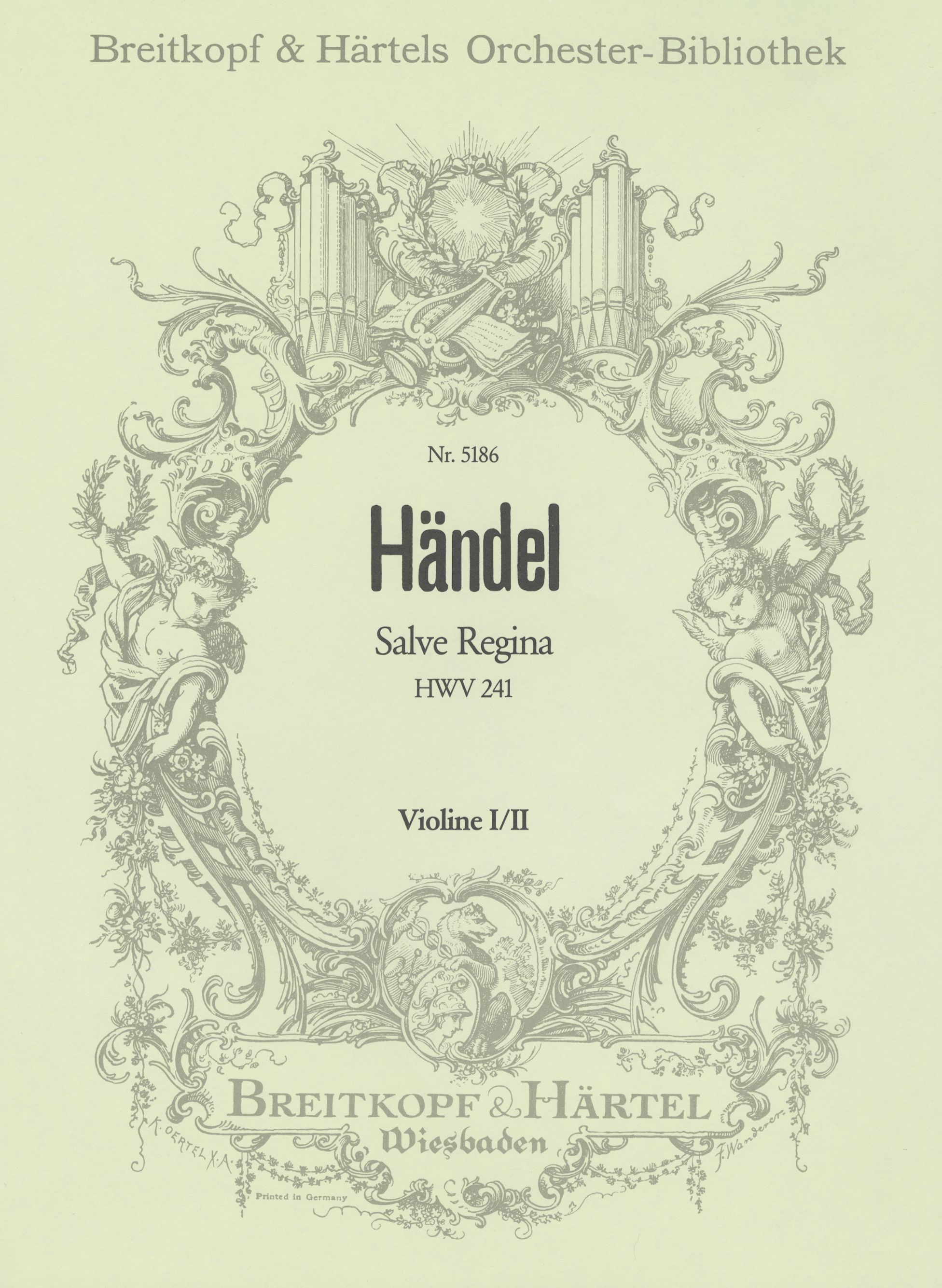 OB 5186-15 - Salve Regina HWV 241 - Cover