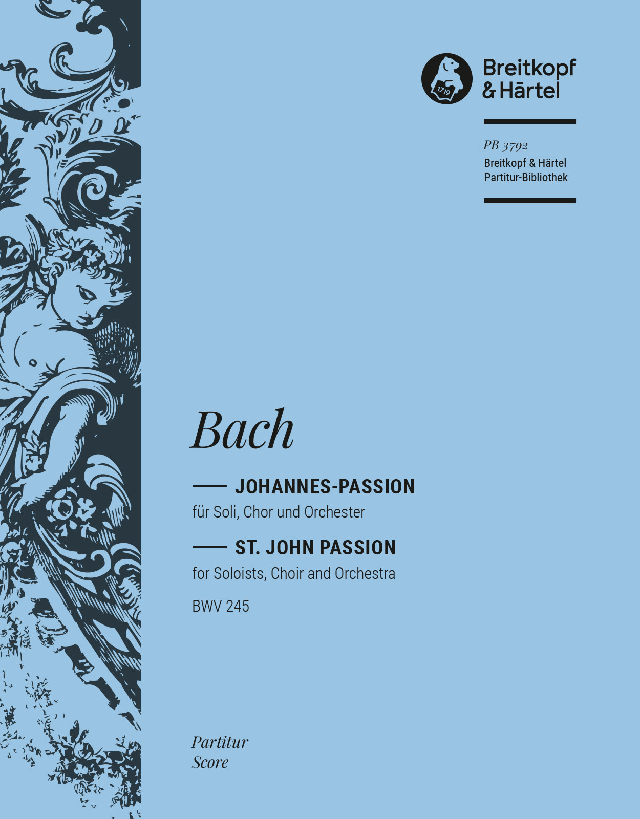 PB 3792 - Johannes-Passion BWV 245 - Cover