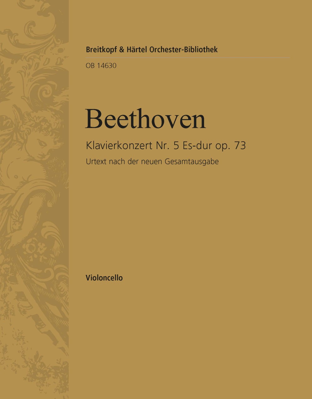 OB 14630-23 - Piano Concerto No. 5 in E flat major Op. 73 - Cover