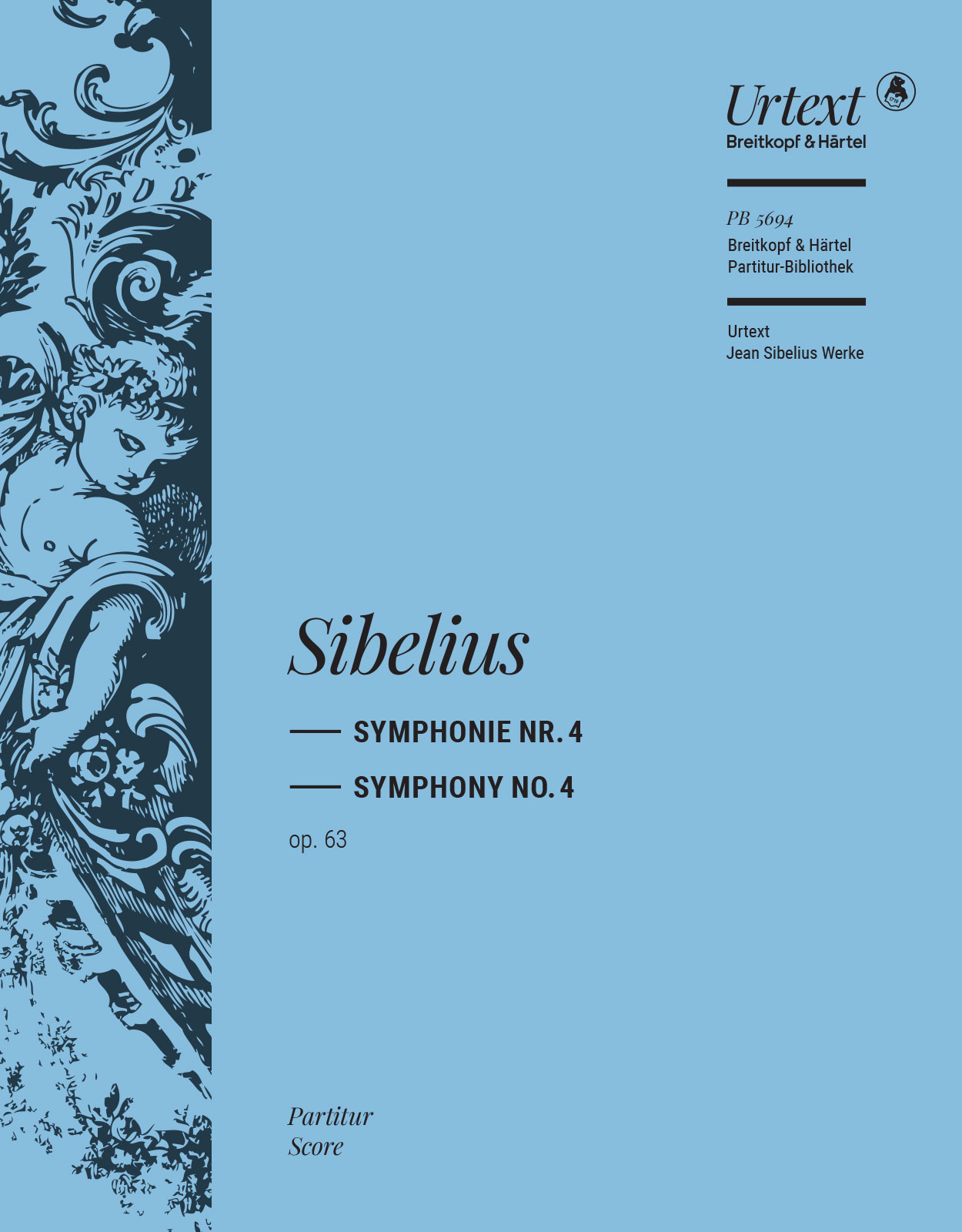 Jean Sibelius - Symphonie Nr. 4 op. 63 - Cover