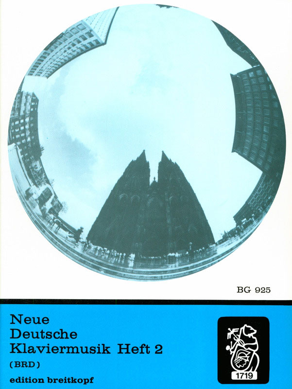 BG 925 - Neue internationale Klaviermusik - Cover