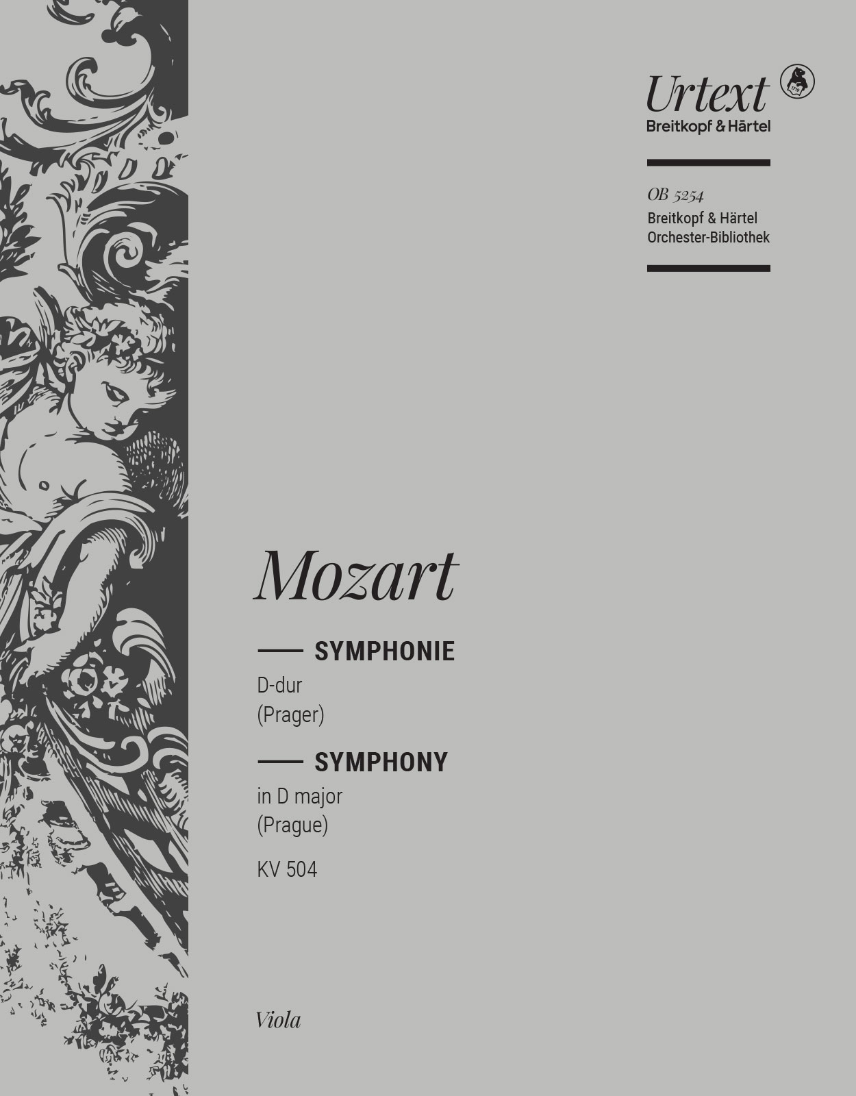 OB 5254-19 - Symphonie [Nr. 38] D-dur KV 504 - Cover