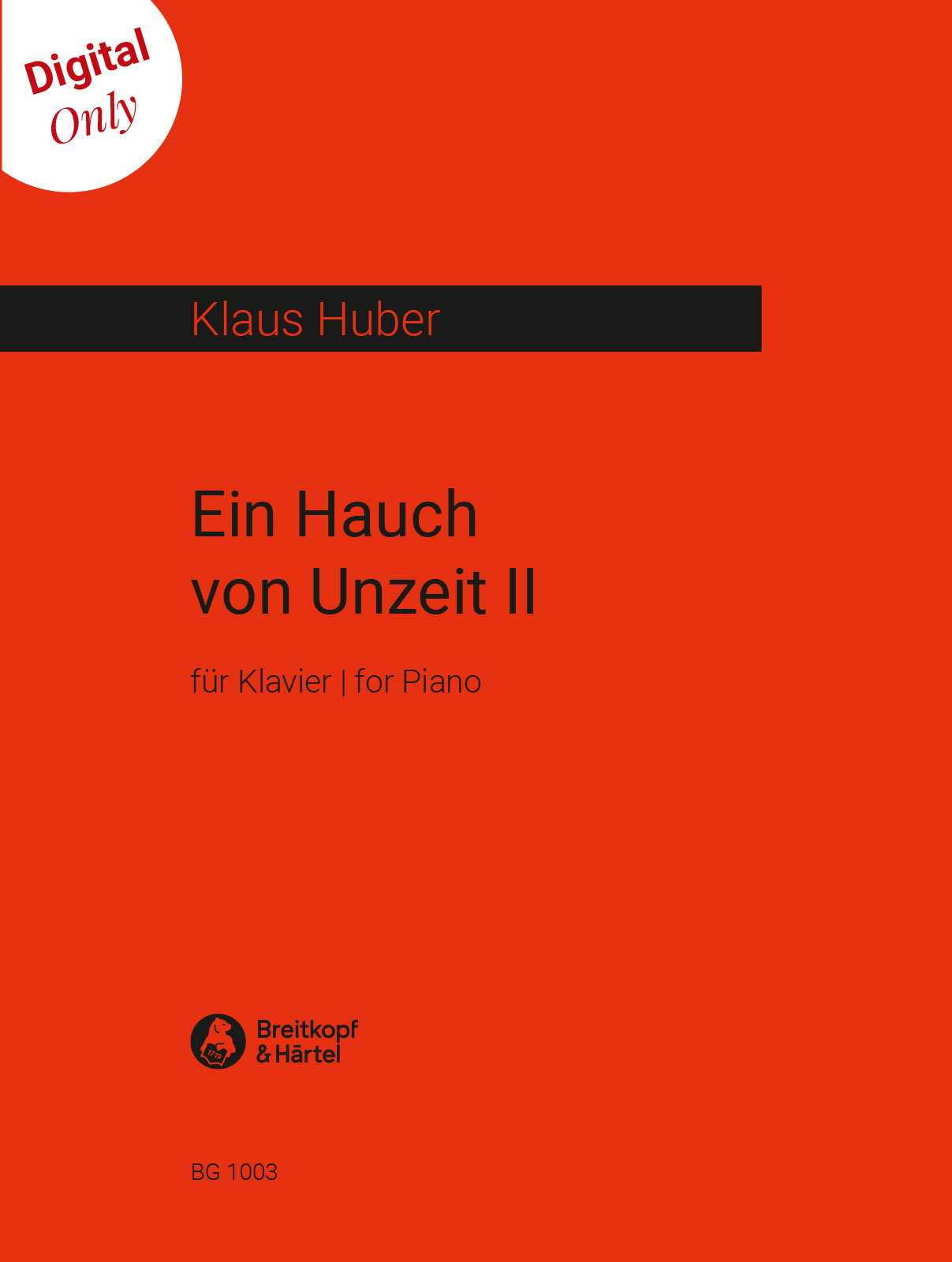 BG 1003D - Ein Hauch von Unzeit - Cover