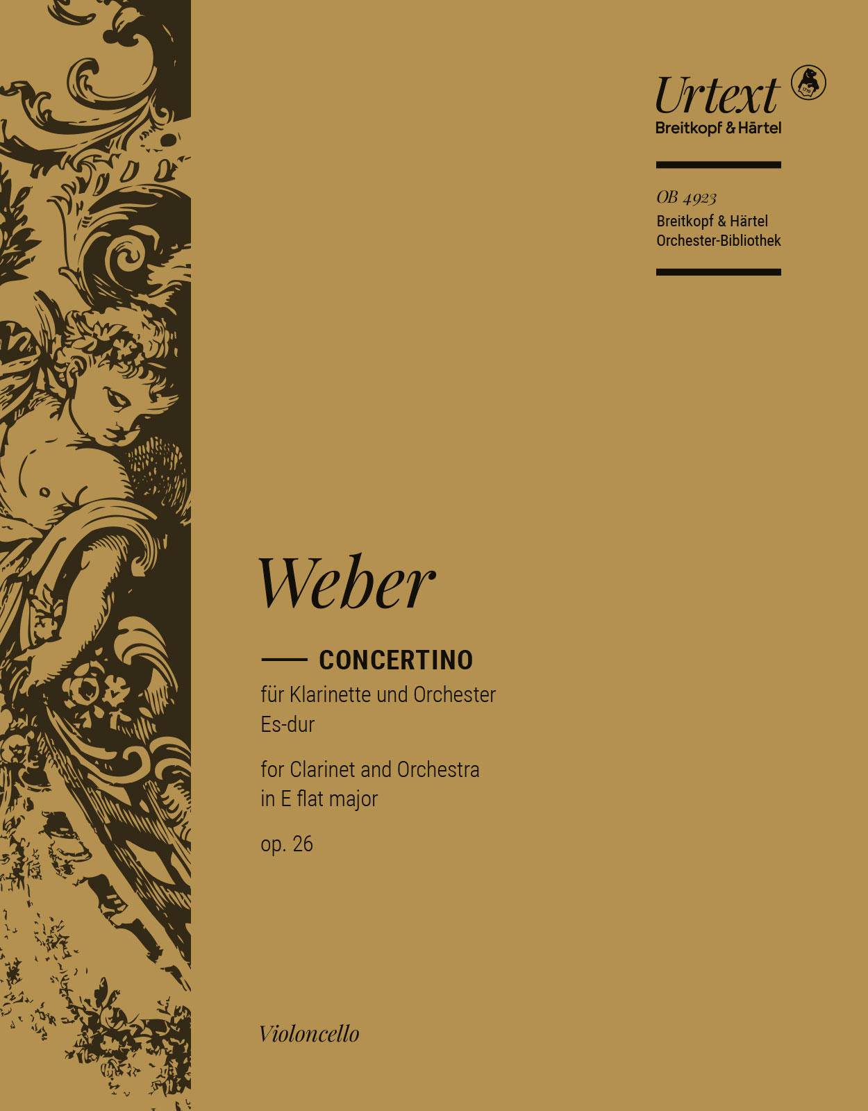 OB 4923-23 - Concertino in E flat major Op. 26 - Cover