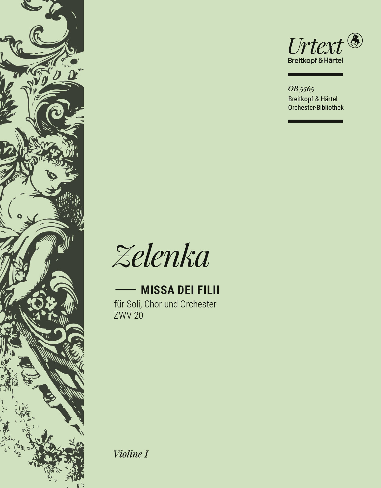 OB 5565-15 - Missa Dei Filii ZWV 20 - Cover