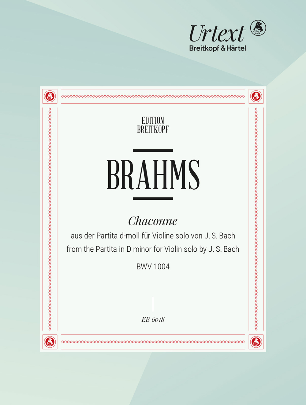 Johannes Brahms - Chaconne (from BWV 1004) in D minor - Cover