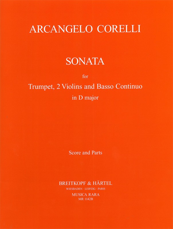 MR 1142b - Sonate D-dur - Cover