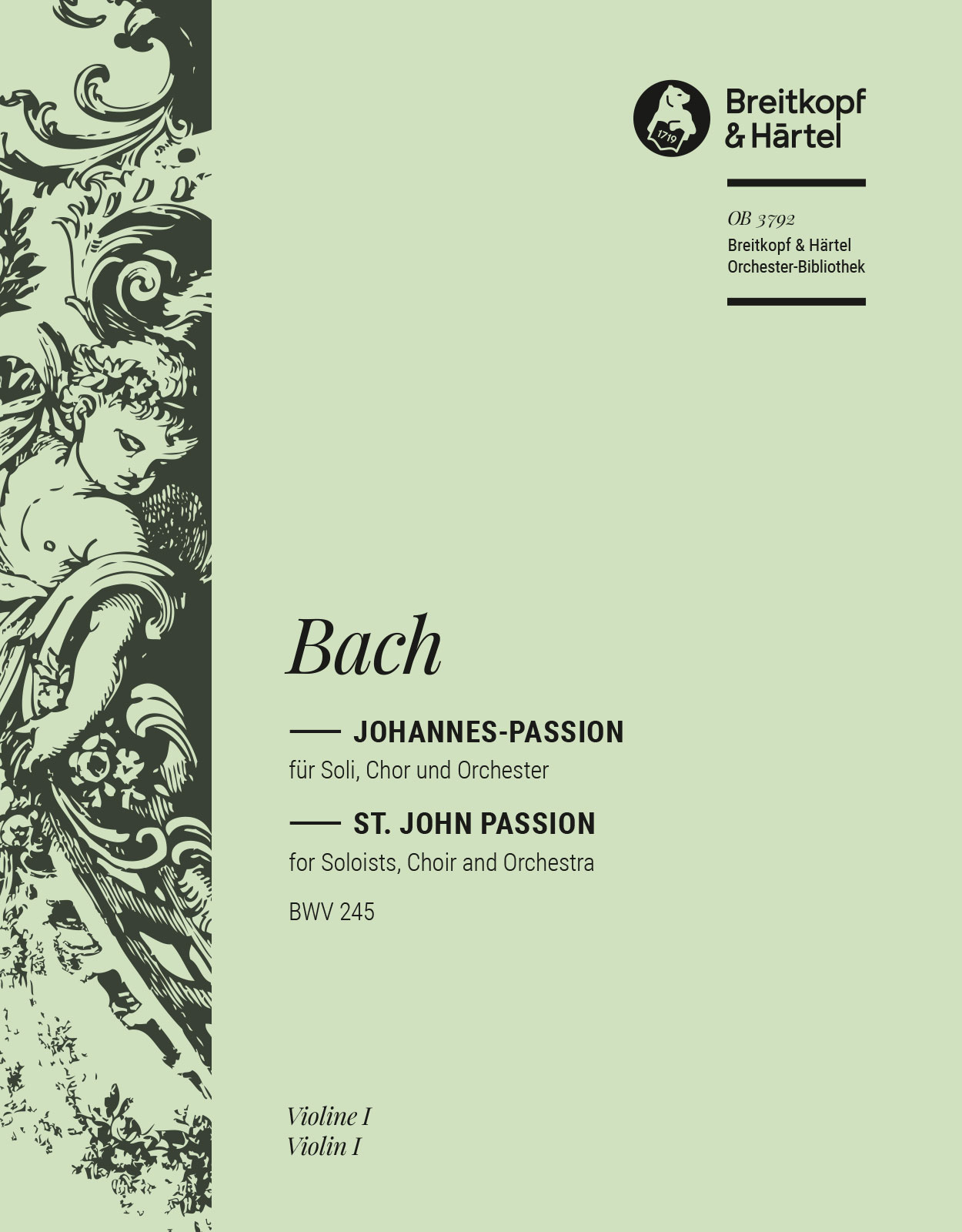 OB 3792-15 - Johannes-Passion BWV 245 - Cover