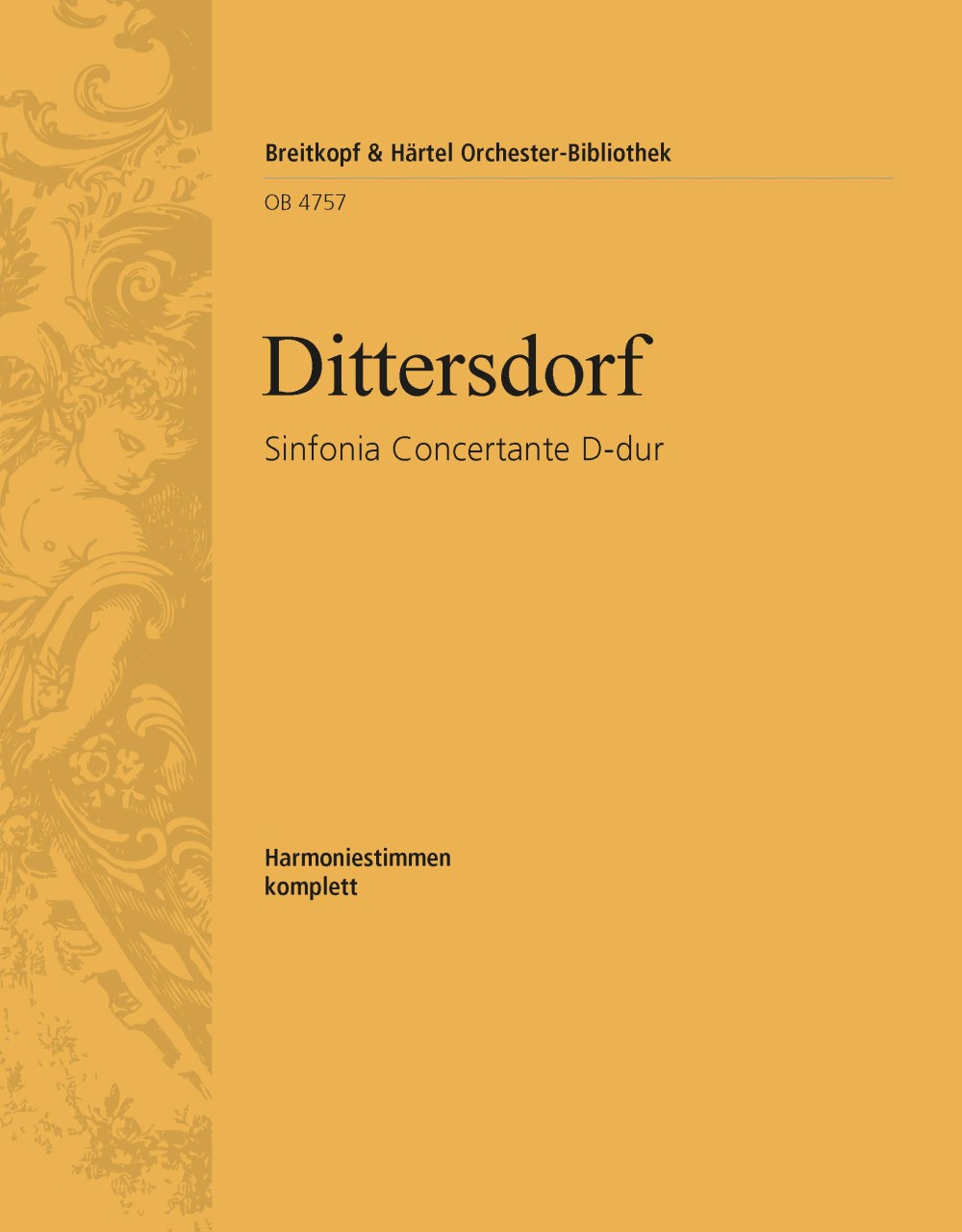 OB 4757-30 - Sinfonia Concertante in D major - Cover