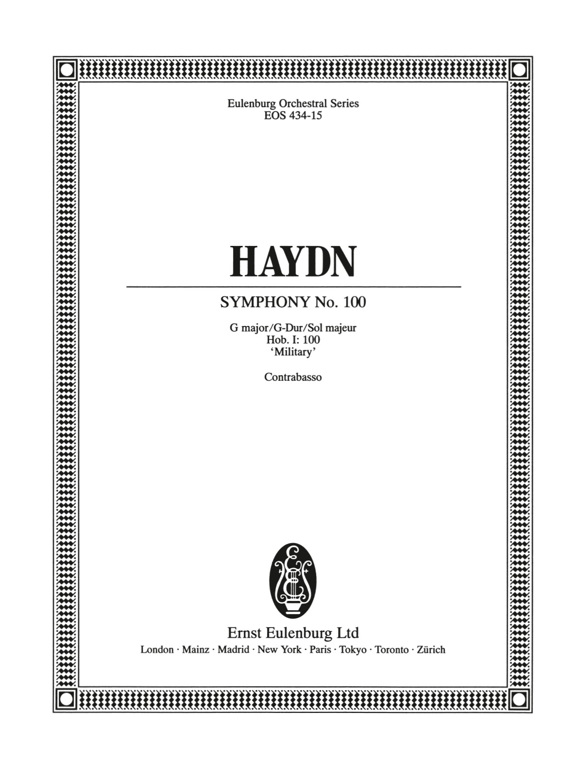 EOS 434-27 - Symphonie Nr. 100 G-dur Hob. I:100 - Cover