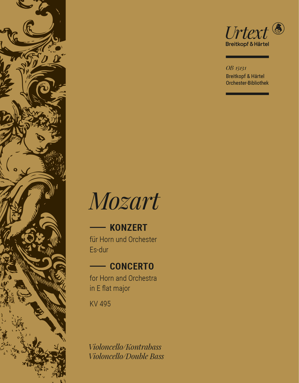 OB 15131-26 - Horn Concerto [No. 4] in E flat major K. 495 - Cover