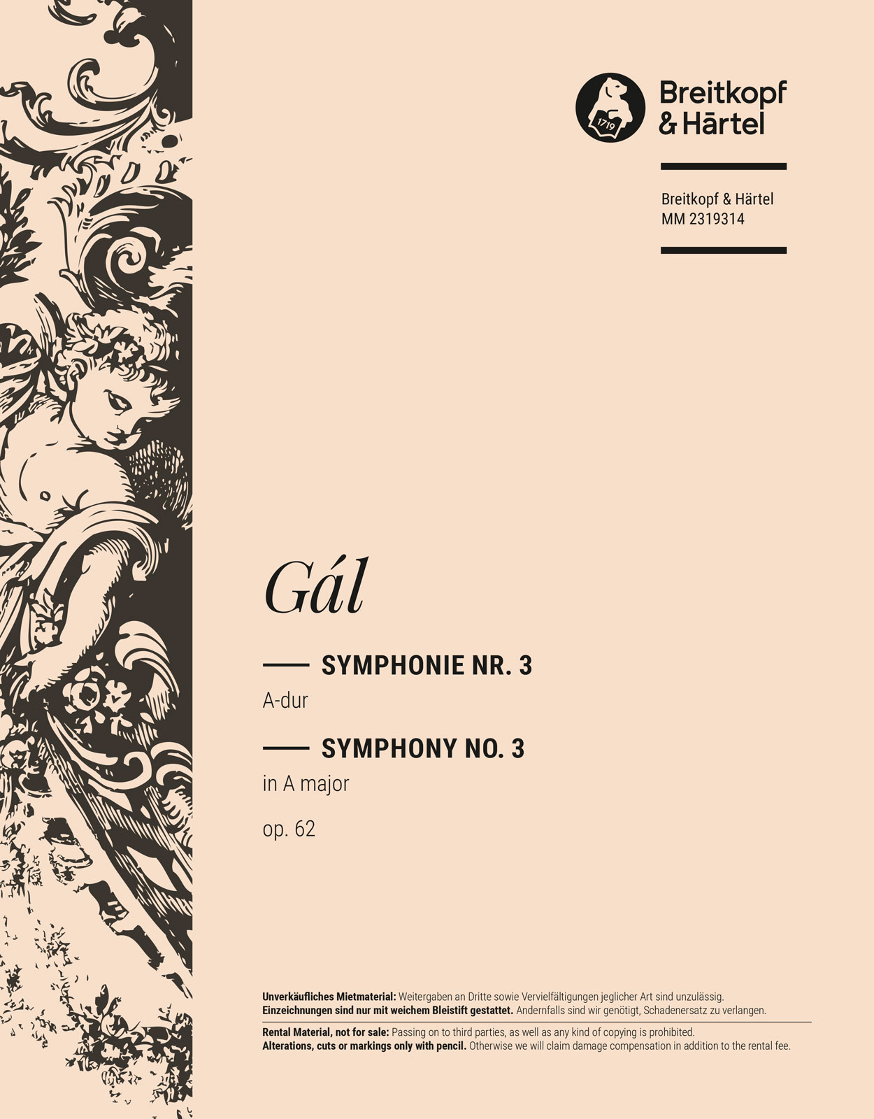 Symphony No. 3 in A major Op. 62