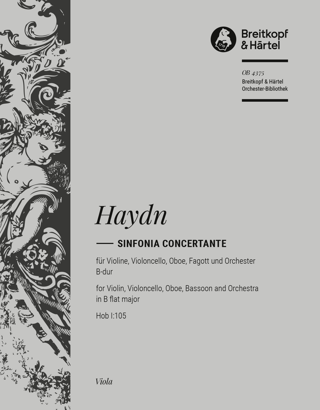 OB 4375-19 - Sinfonia Concertante in Bb major Hob I:105 - Cover