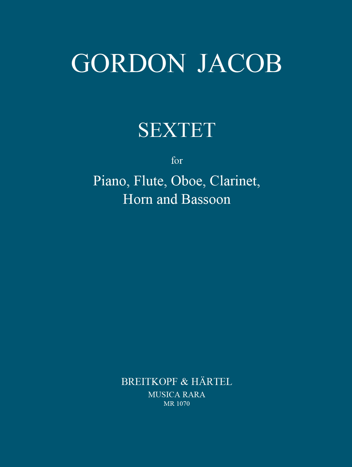 MR 1070D - Sextett - Cover