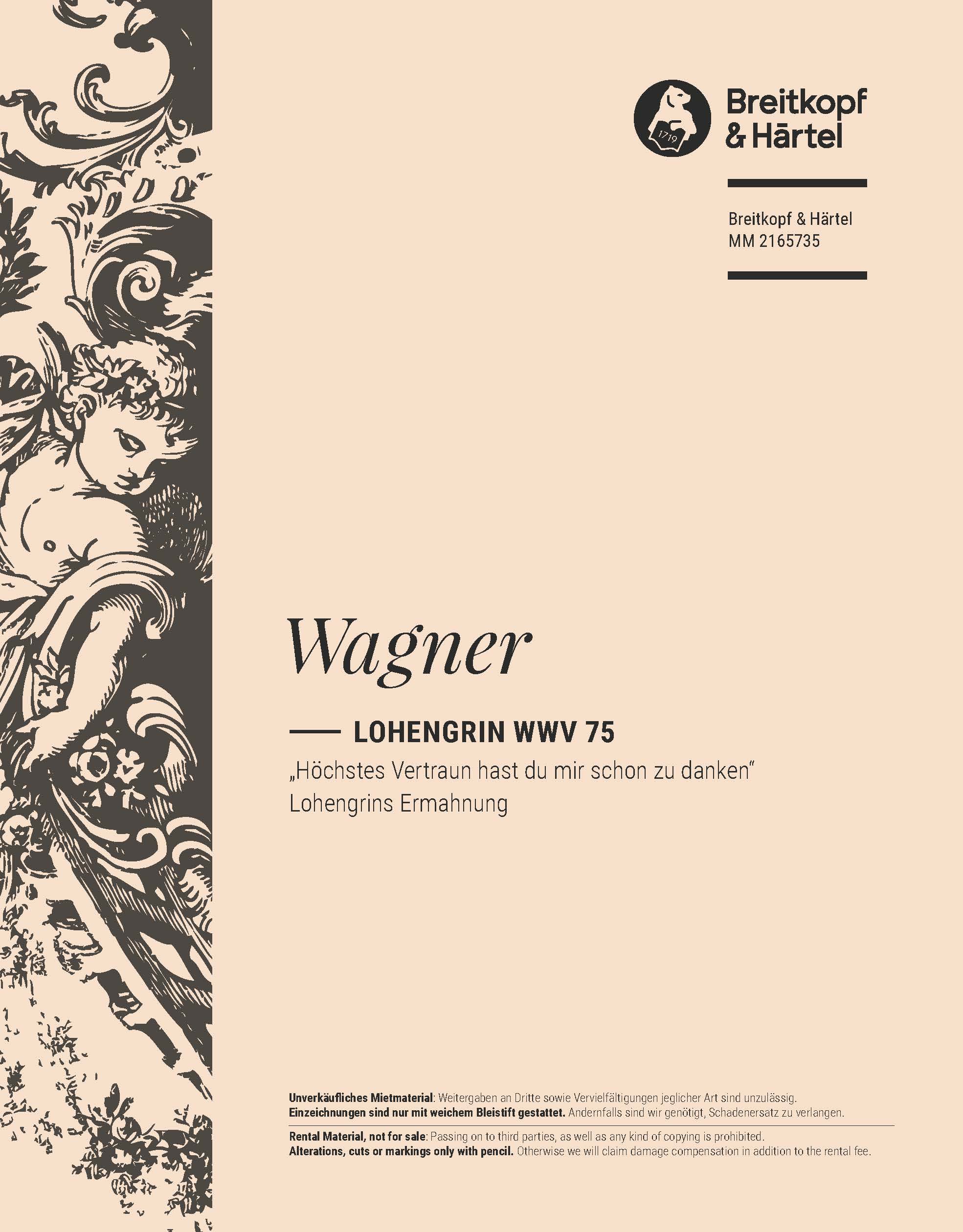 MM 2165735 - Lohengrin WWV 75 - Cover
