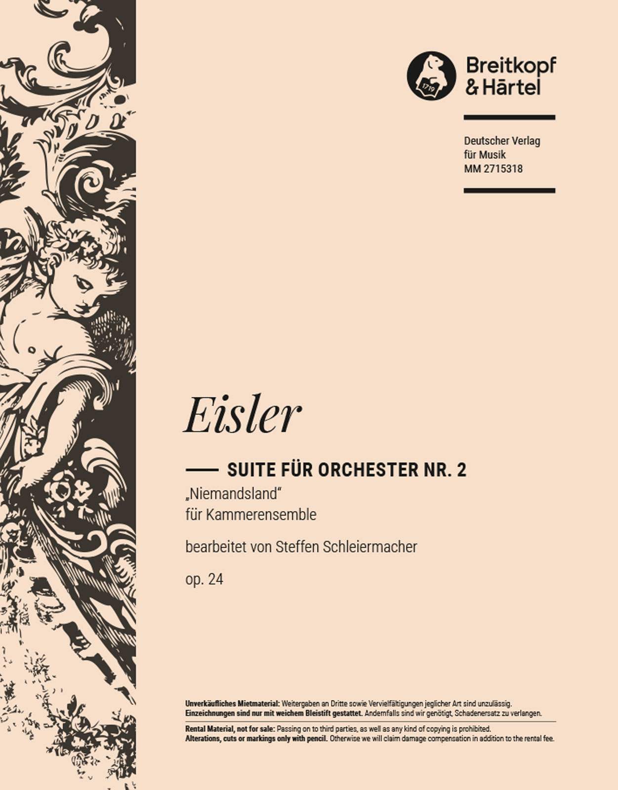 MM 2715318 - Suite für Orchester Nr. 2 op. 24 - Cover