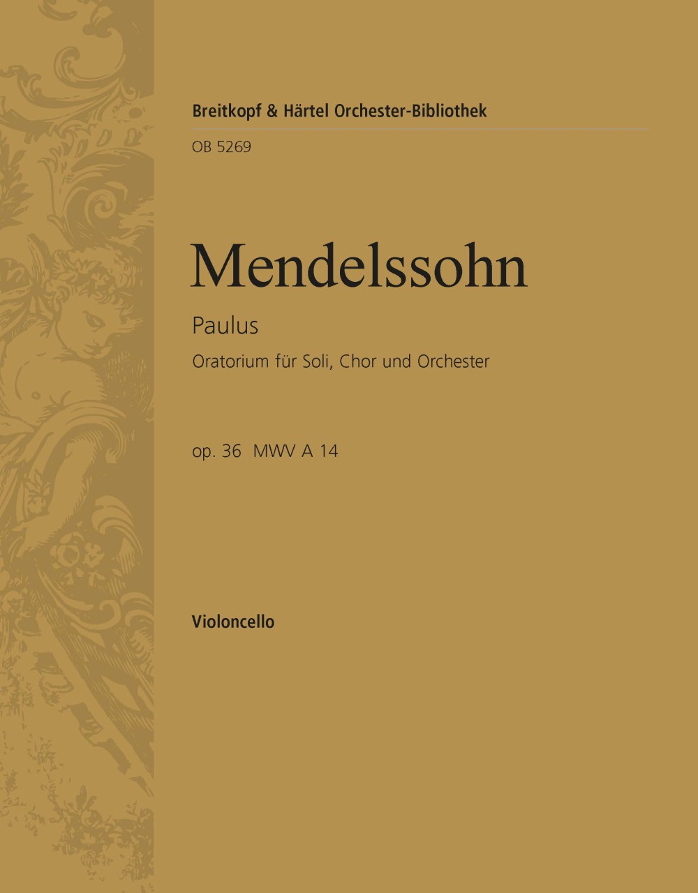 OB 5269-23 - Paulus op. 36 MWV A 14 - Cover
