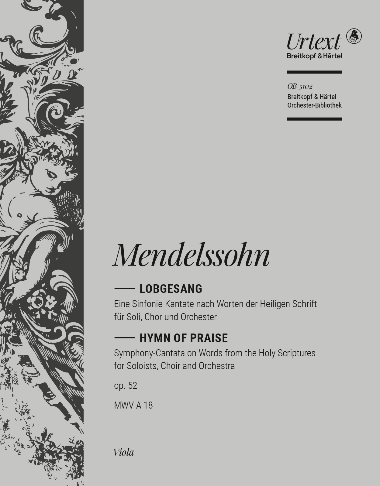 OB 5102-19 - Lobgesang op. 52 MWV A 18 - Cover