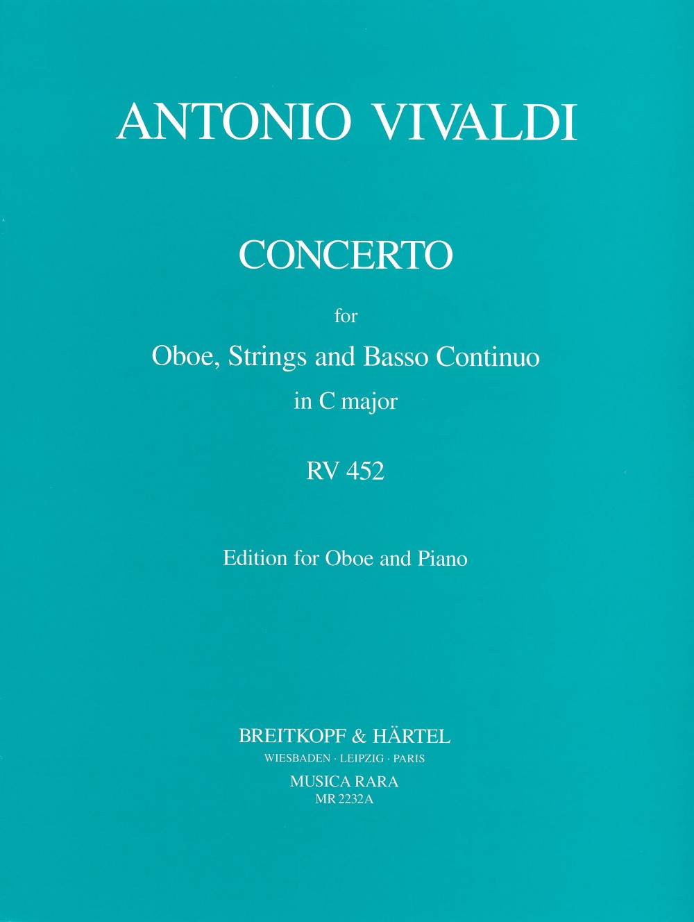 Antonio Vivaldi - Concerto in C-dur RV 452 - Cover