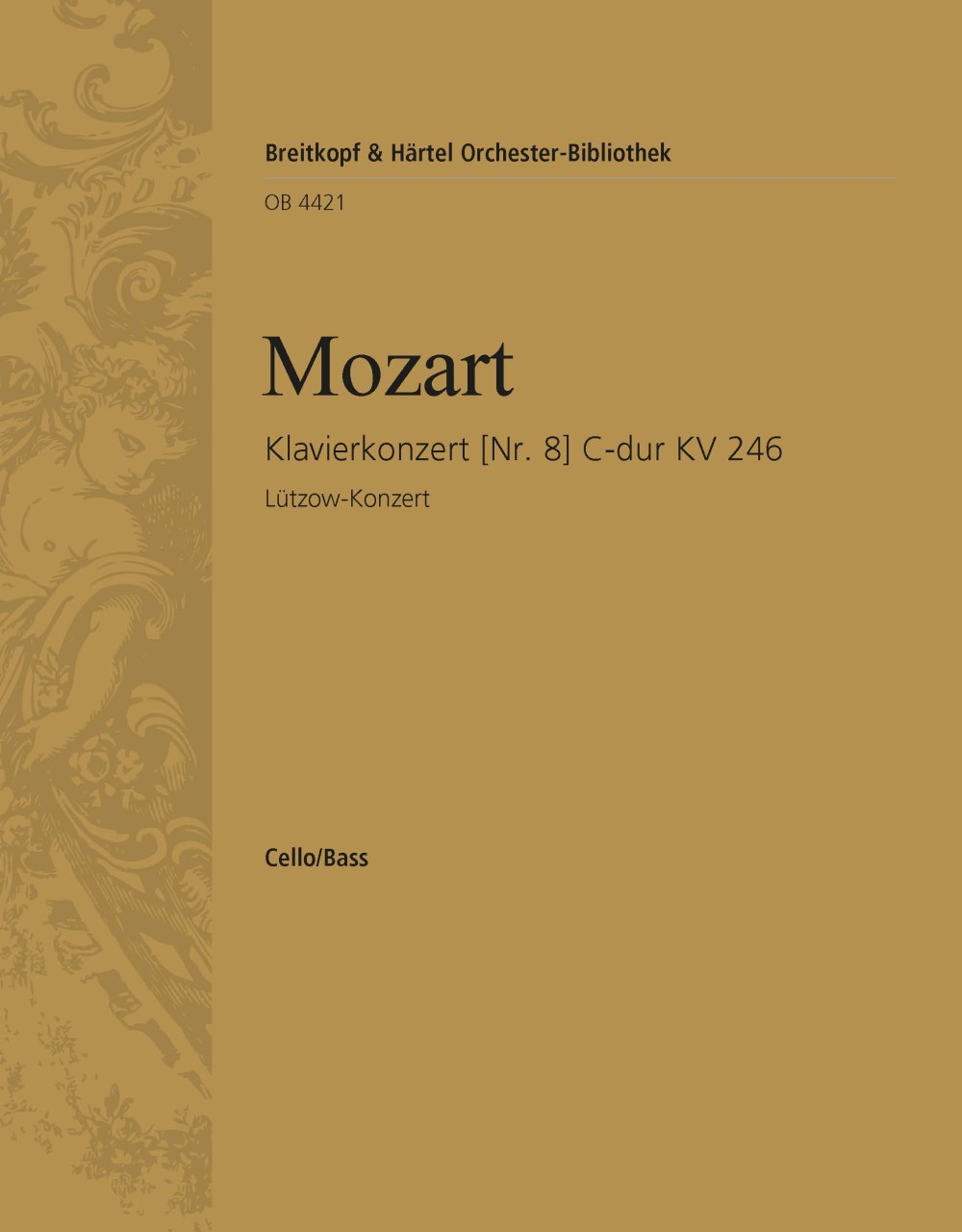 OB 4421-26 - Klavierkonzert [Nr. 8] C-dur KV 246 - Cover