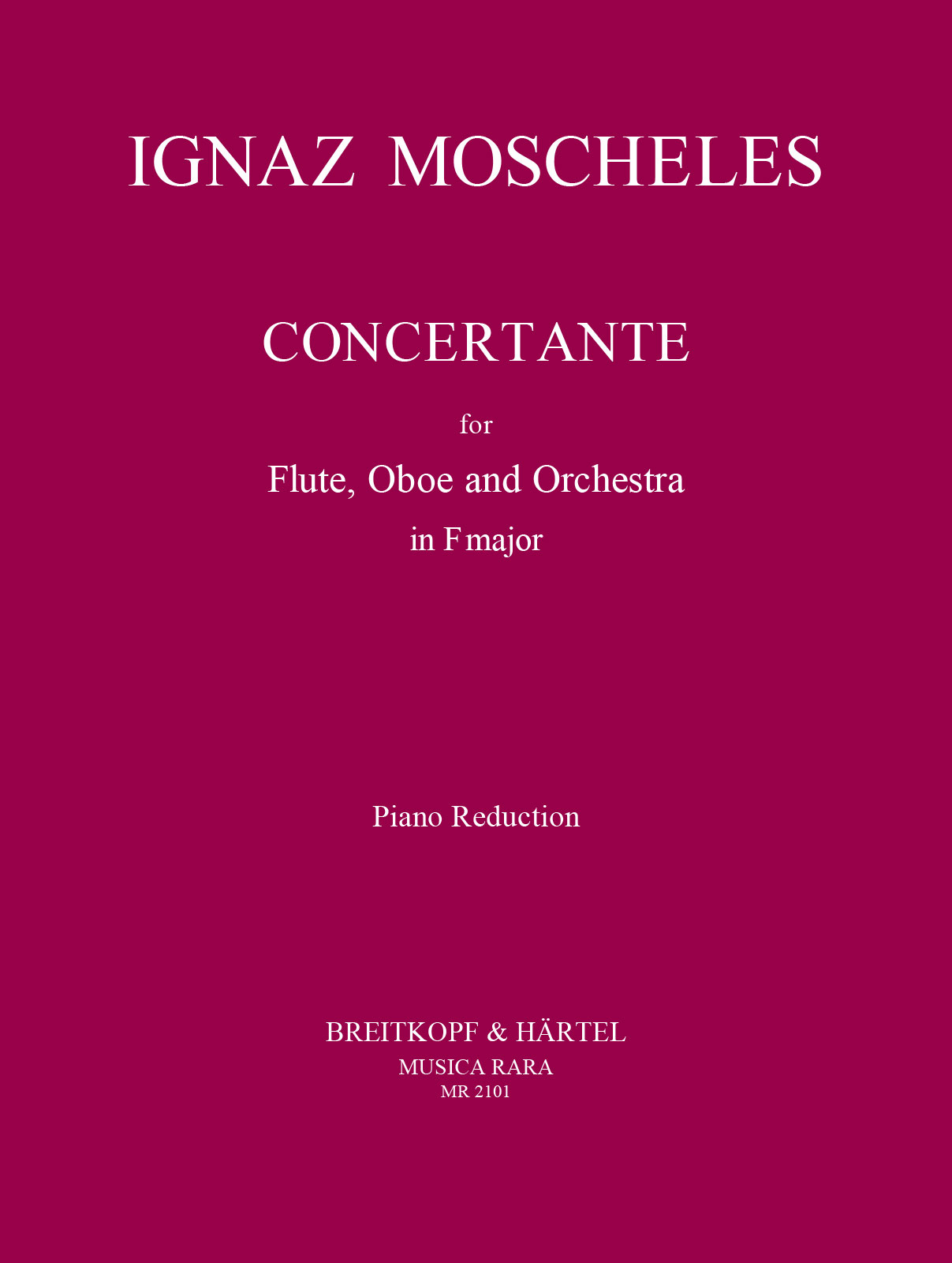 MR 2101D - Concertante in F-dur - Cover