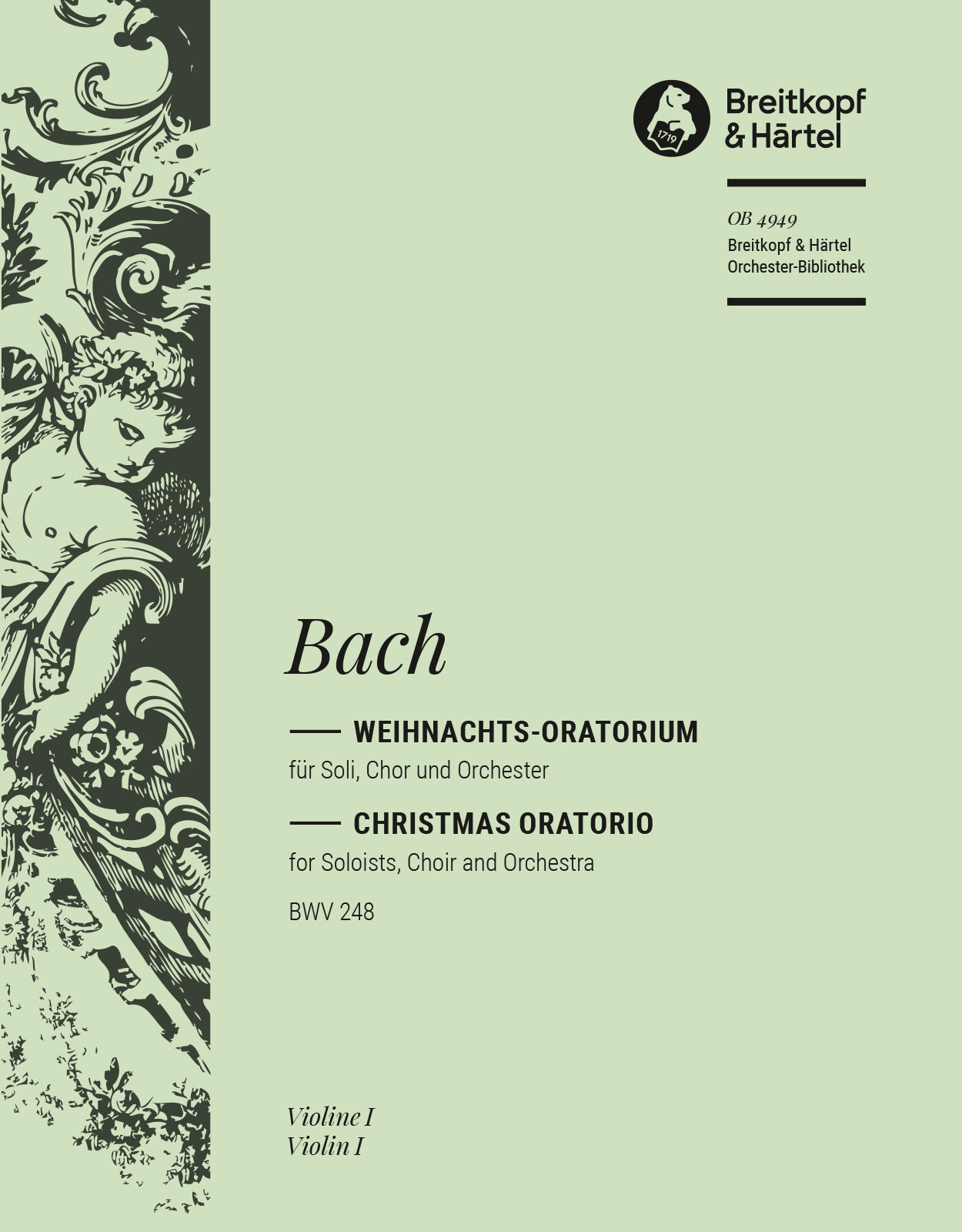 OB 4949-15 - Weihnachts-Oratorium BWV 248 - Cover