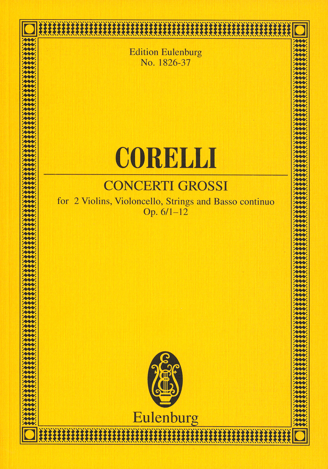 Arcangelo Corelli - 12 Concerti grossi op. 6 - Cover