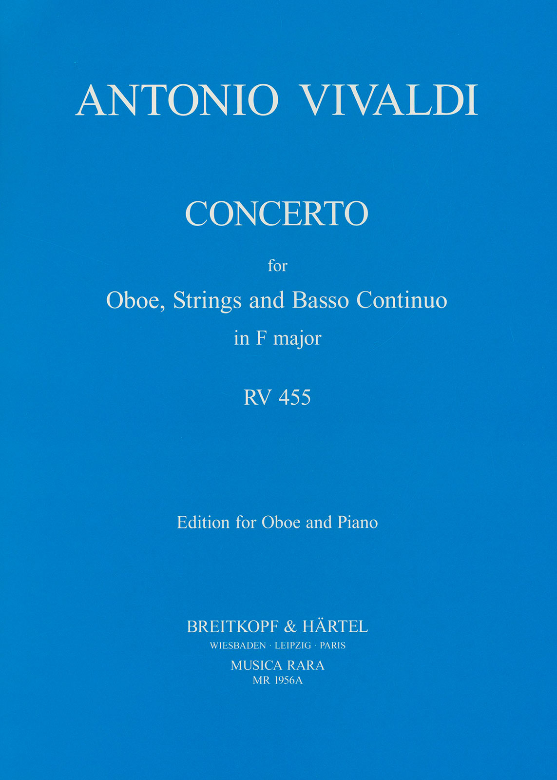 Antonio Vivaldi - Concerto in F-dur RV 455 - Cover