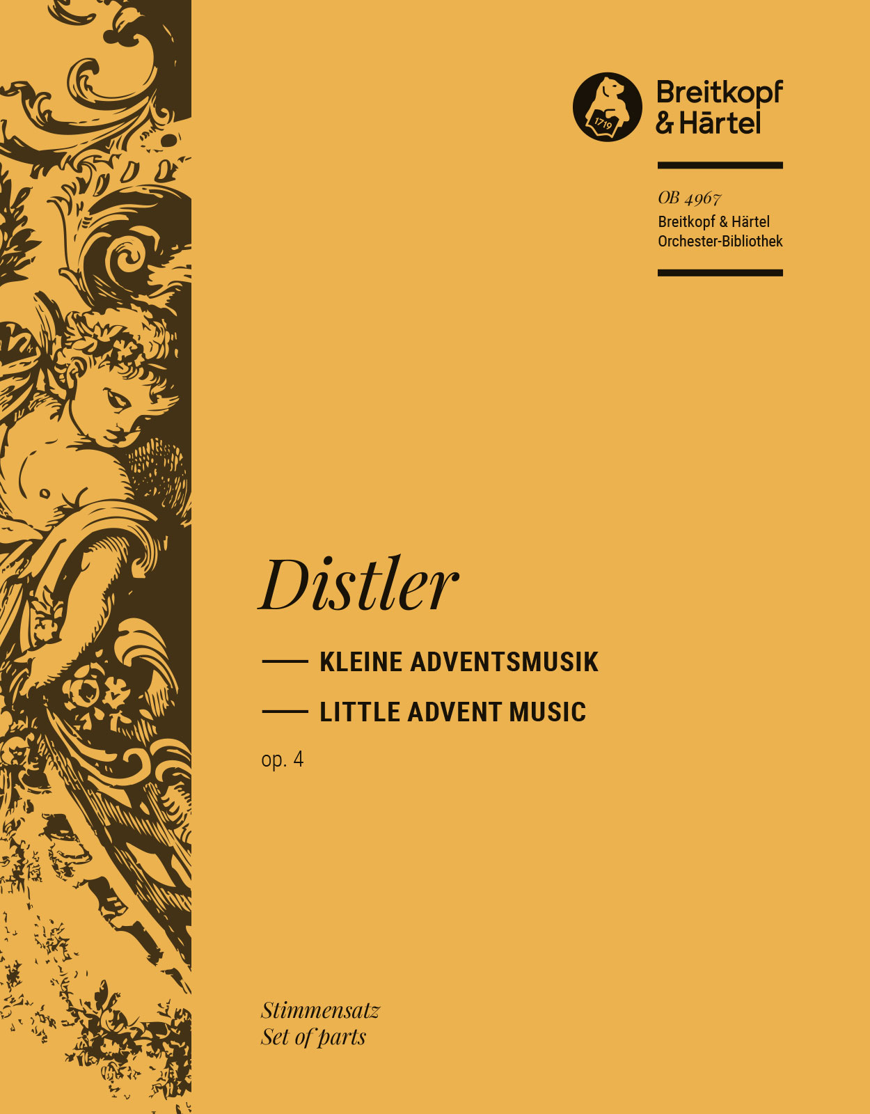 OB 4967-60 - Little Advent Music Op. 4 - Cover
