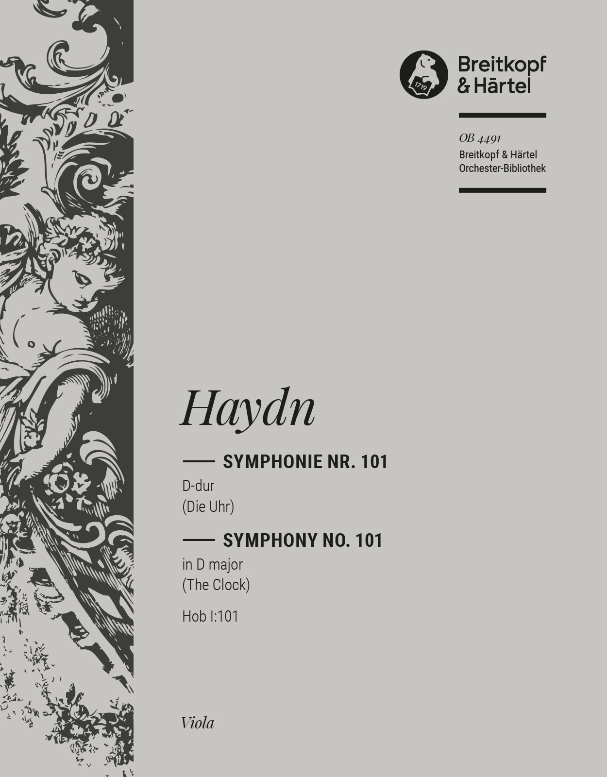 OB 4491-19 - Symphonie Nr. 101 D-Dur Hob I:101 - Cover