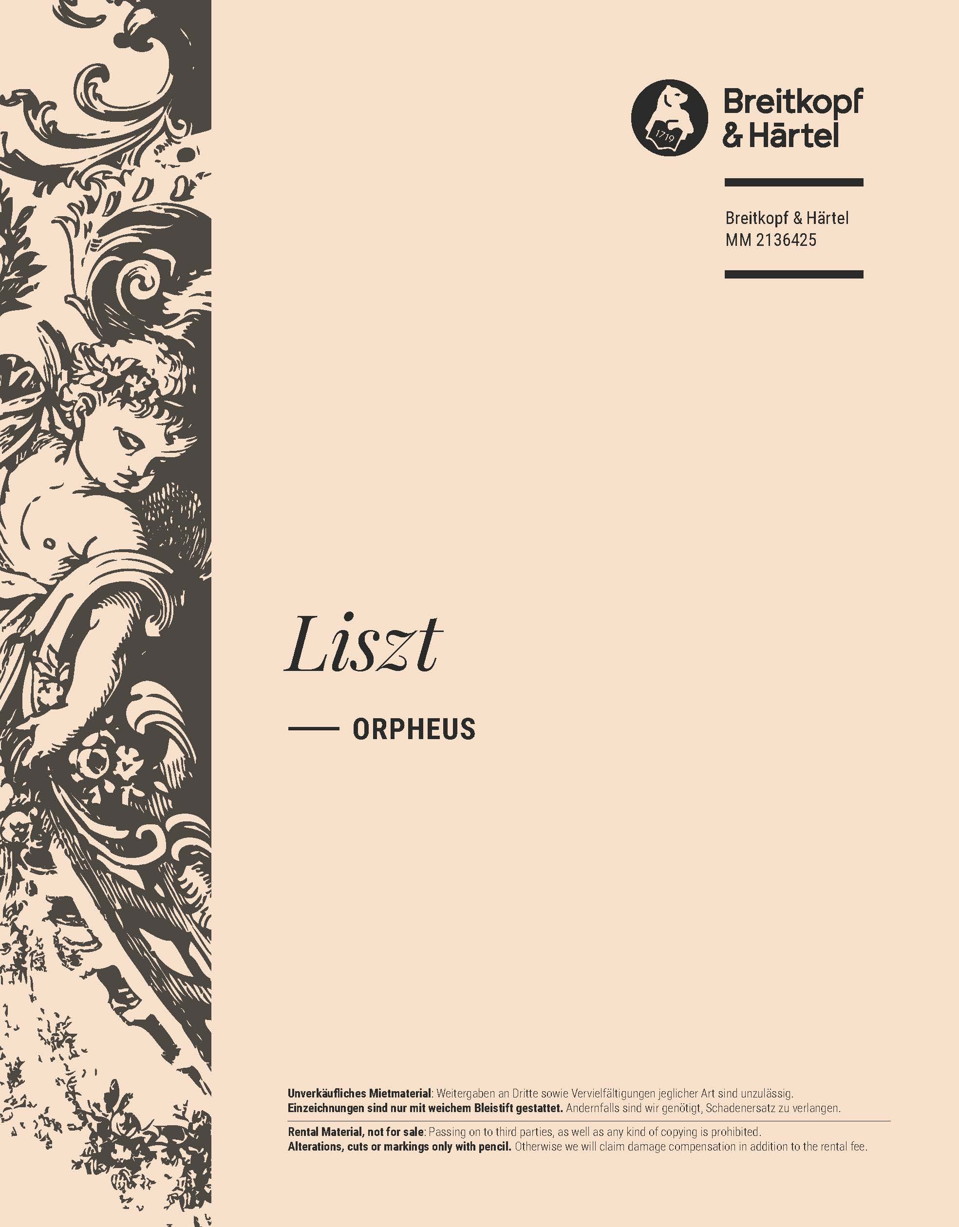 Franz Liszt - Orpheus - Cover