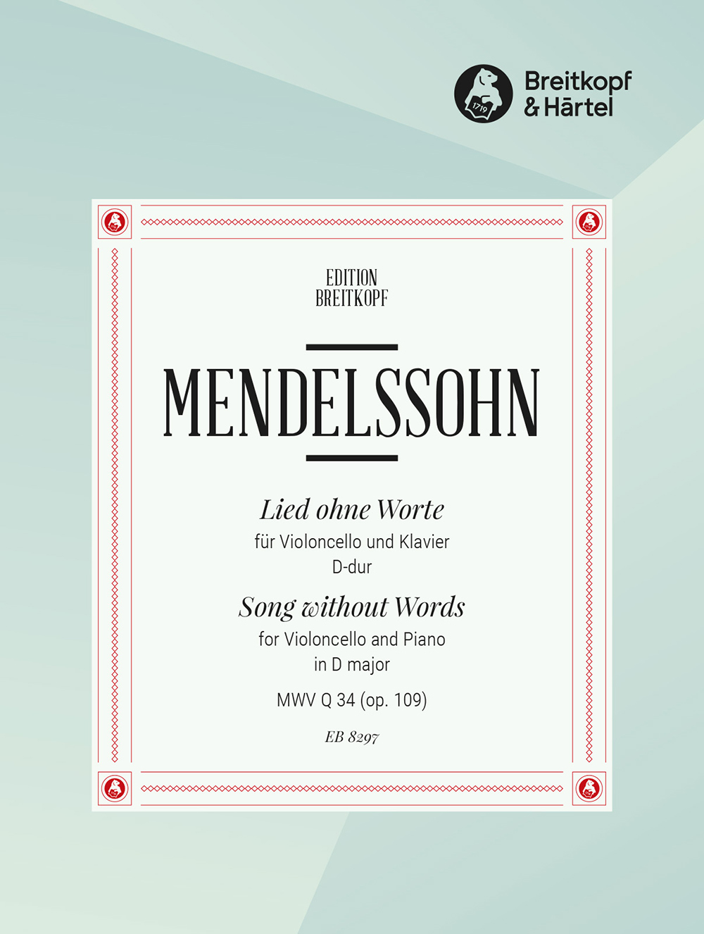 Felix Mendelssohn Bartholdy - Song without Words [Op. 109] MWV Q 34 - Cover