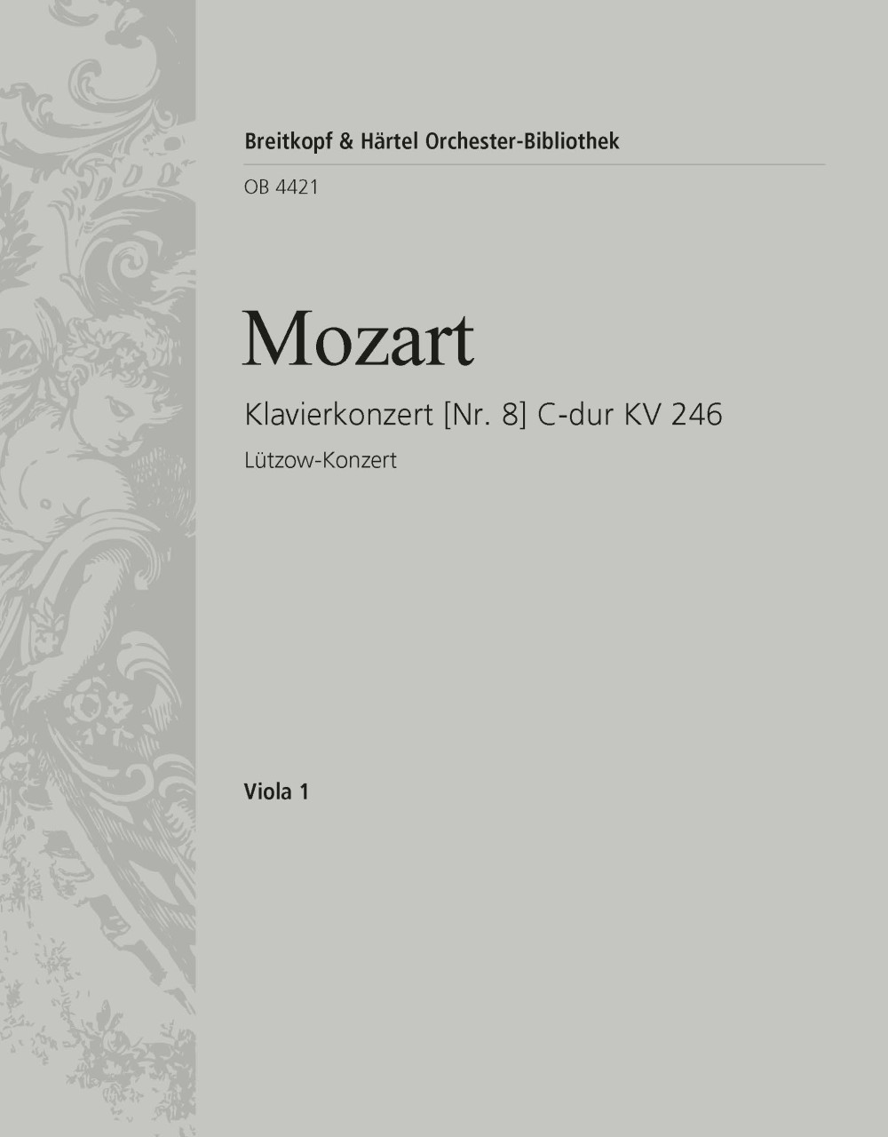 OB 4421-19 - Klavierkonzert [Nr. 8] C-dur KV 246 - Cover