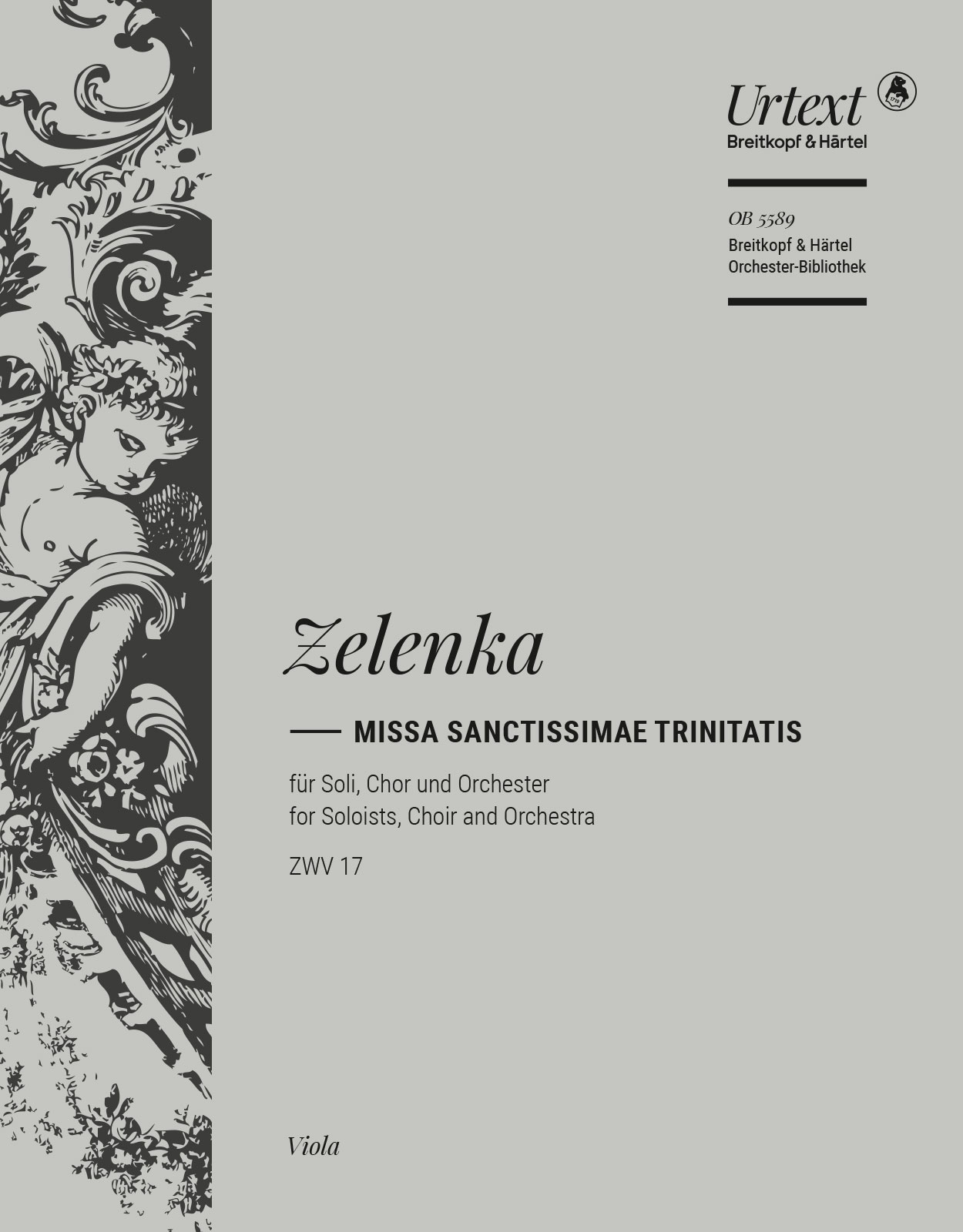 OB 5589-19 - Missa Sanctissimae Trinitatis a-moll ZWV 17 - Cover