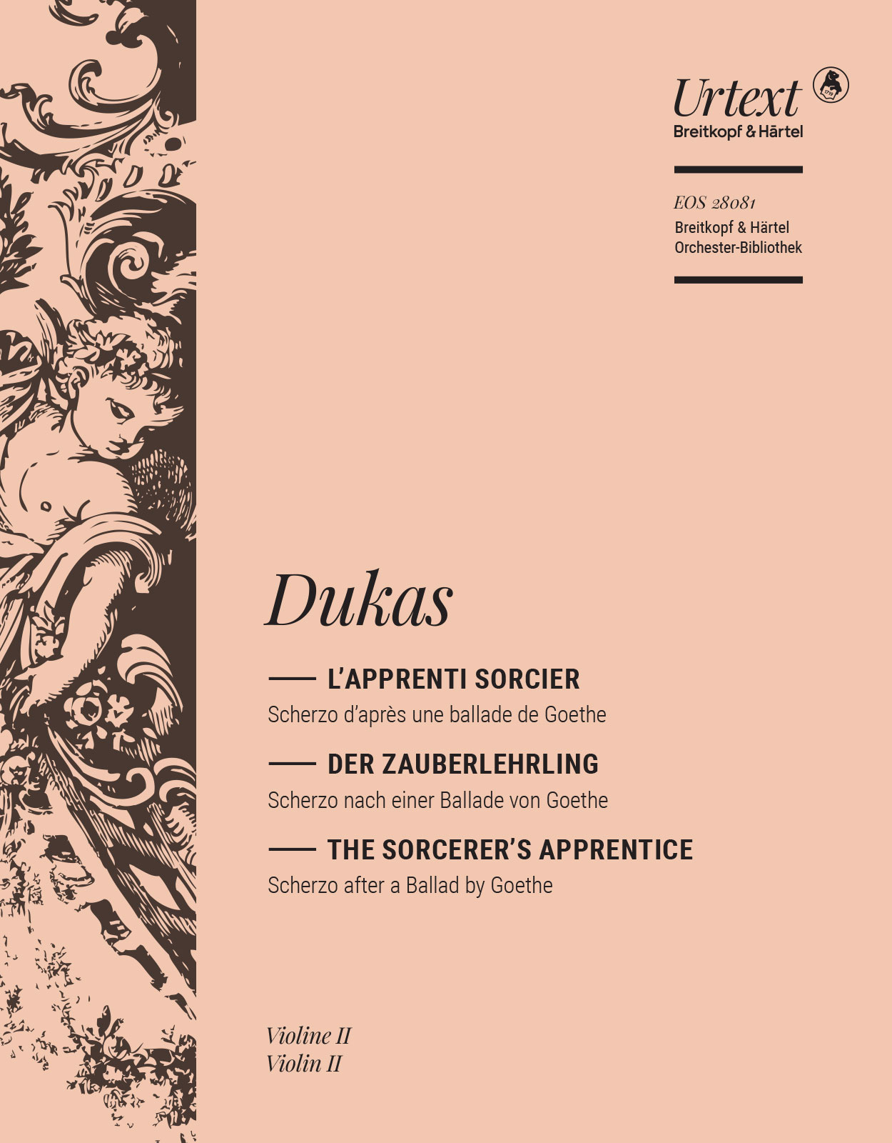 EOS 28081-16 - L’Apprenti sorcier (Der Zauberlehrling) - Cover